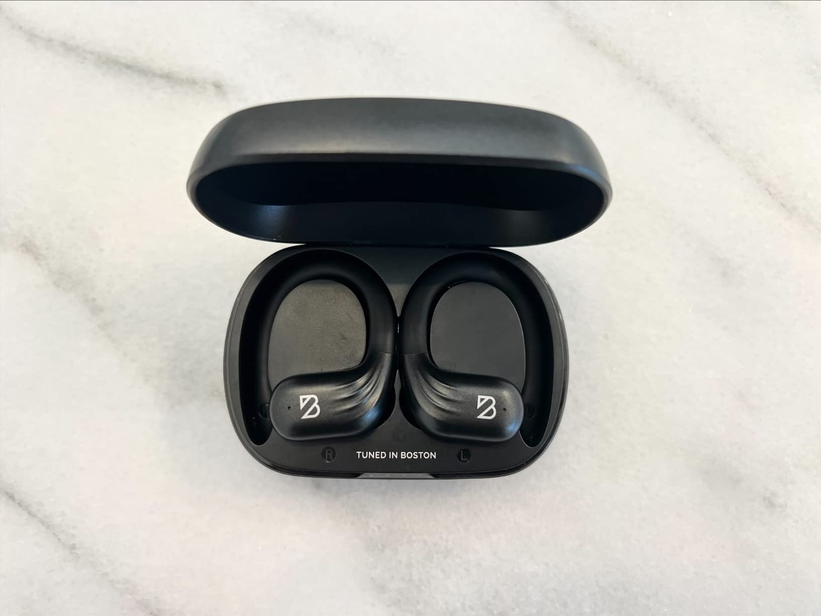 Back Bay Audio Runner 60 Wireless Running Earbuds, 80 Hour Long Battery Life Over The Ear with EarHooks, Wrap Around Earphones Wireless Bluetooth Earbuds with Microphone, Earphones in Ear Headphones - Customer Photo 1