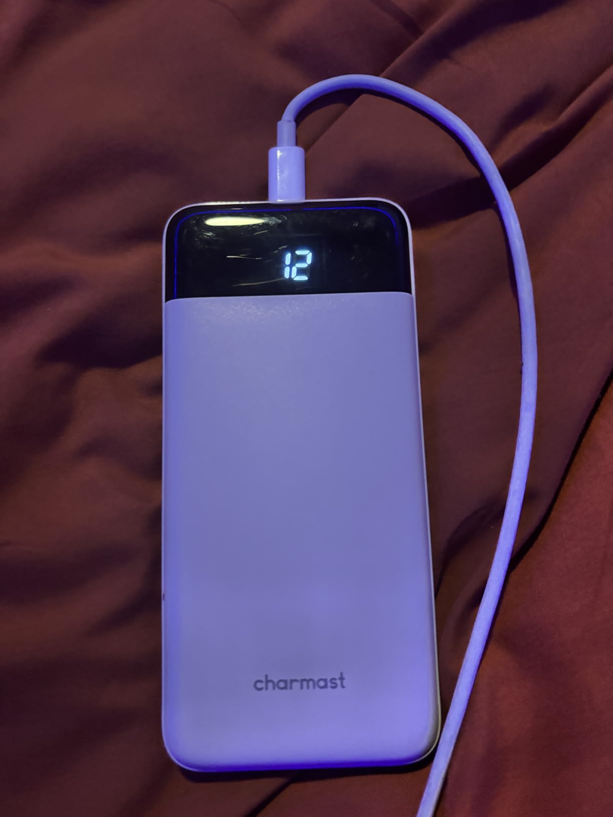 Charmast Portable Charger with Built in Cables, Power Bank with Cords Wires, Slim 10000mAh Travel Battery Pack 6 Outputs 3 Inputs 3A Fast Charging for Samsung Google Pixel LG Moto iPhone iPad - Customer Photo 1
