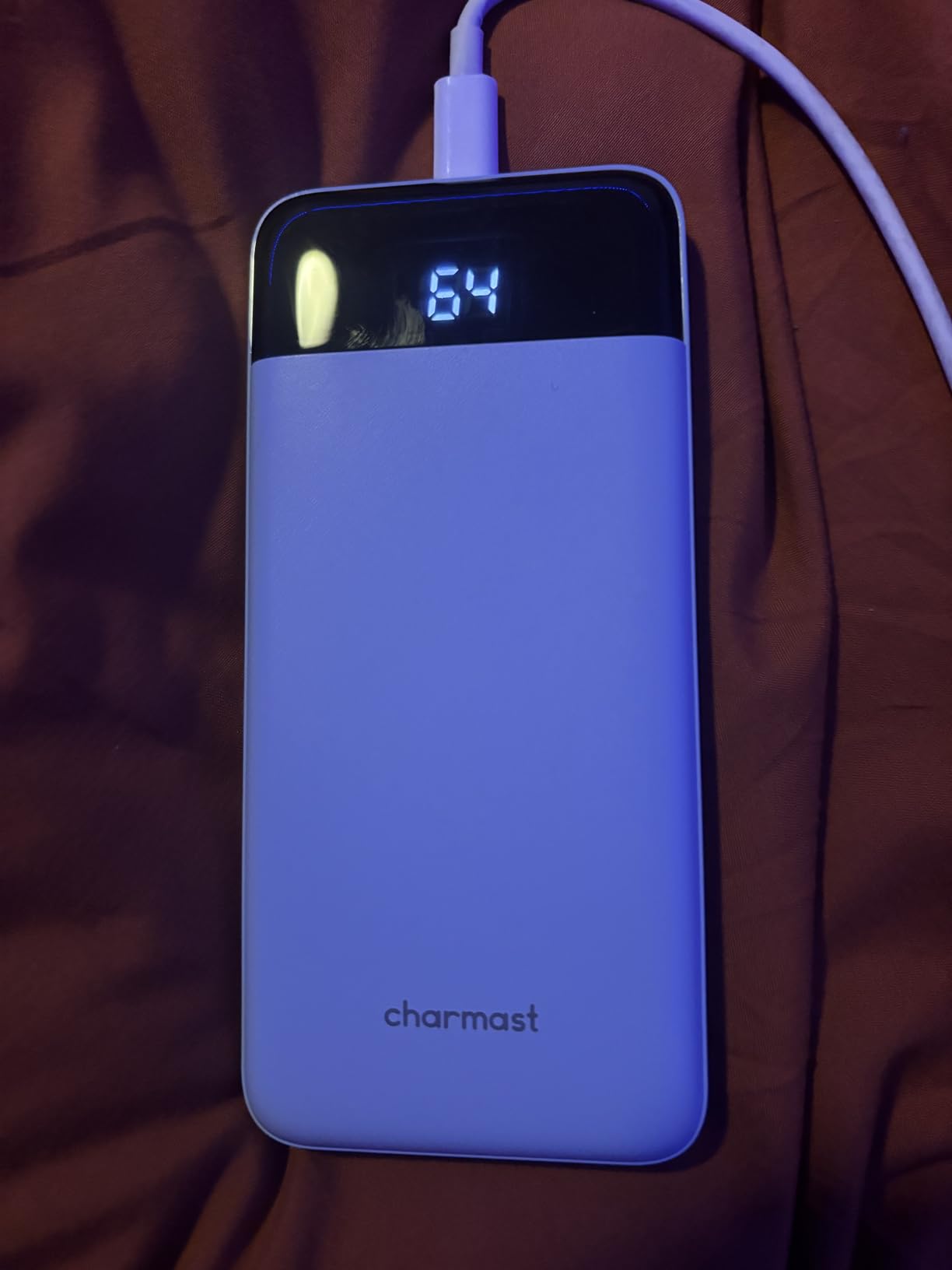 Charmast Portable Charger with Built in Cables, Power Bank with Cords Wires, Slim 10000mAh Travel Battery Pack 6 Outputs 3 Inputs 3A Fast Charging for Samsung Google Pixel LG Moto iPhone iPad - Customer Photo 2
