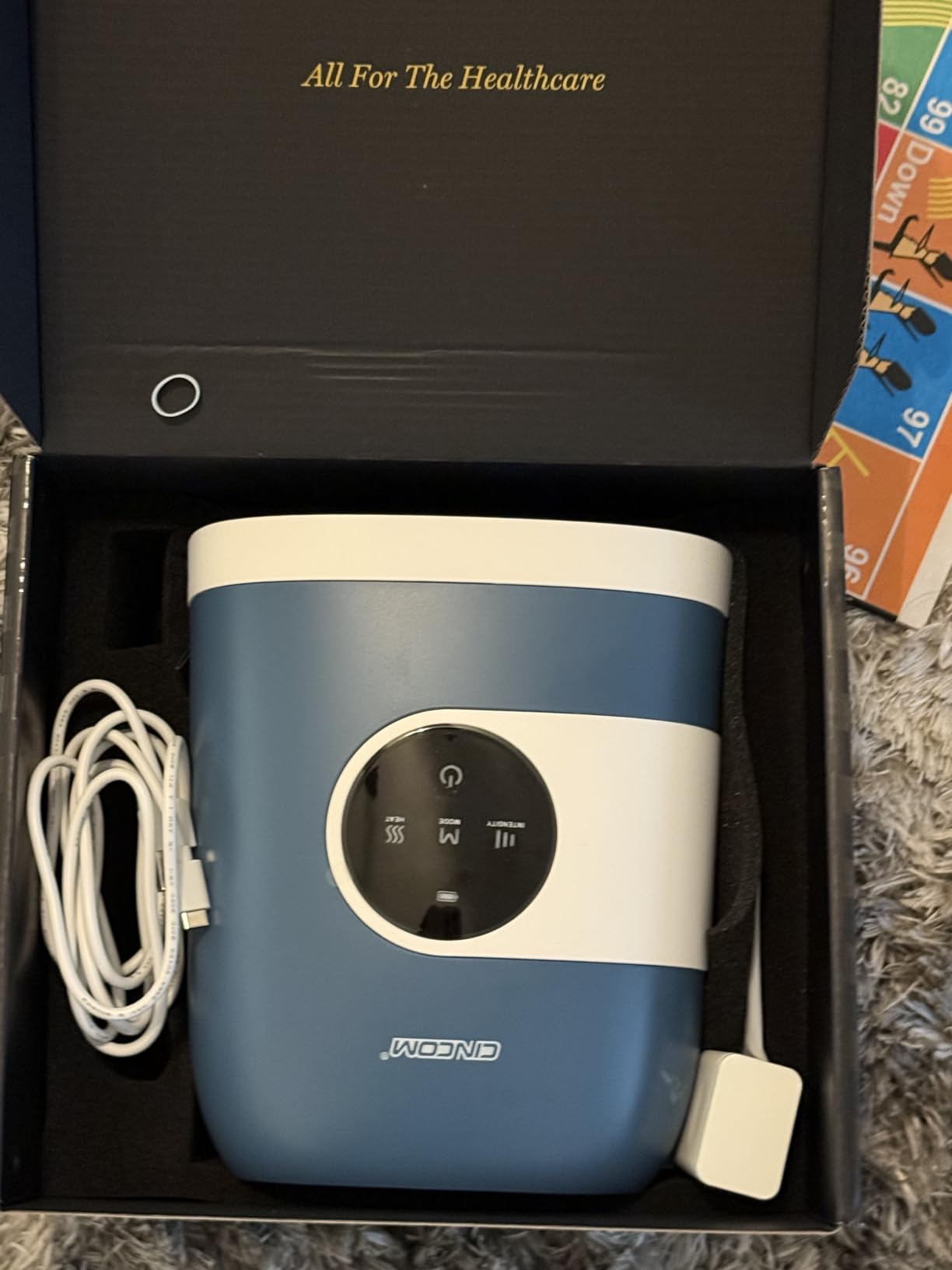 CINCOM Upgraded Hand Massager with Heat and Compression for Arthritis and Carpal Tunnel - Cordless & Rechargeable, Gifts for Women Customer Review CINCOM Upgraded Hand Massager with Heat and Compression for Arthritis and Carpal Tunnel - Cordless & Rechargeable, Gifts for Women - Customer Photo 2