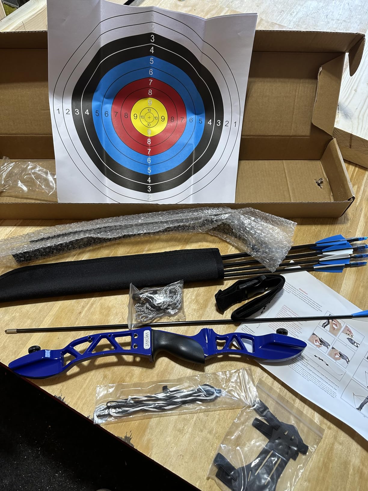 JAKUNA Recurve Bow and Arrow Archery Set for Adult & Youth Beginner 54 JAKUNA Recurve Bow and Arrow Archery Set for Adult & Youth Beginner 54
