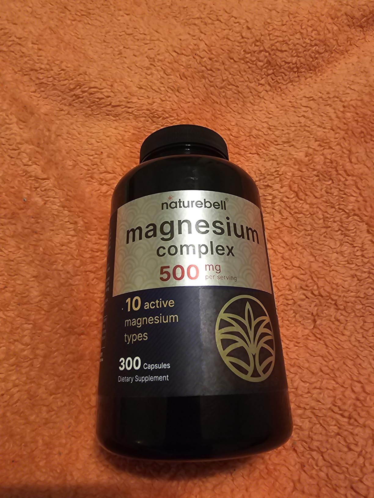 Magnesium Complex 500mg, 300 Capsules | 10-in-1 Magnesium Glycinate, Citrate, Malate & More | Chelated Form for Easy Absorption | Bone, Heart & Muscle Support* | Non-GMO - Customer Photo 2