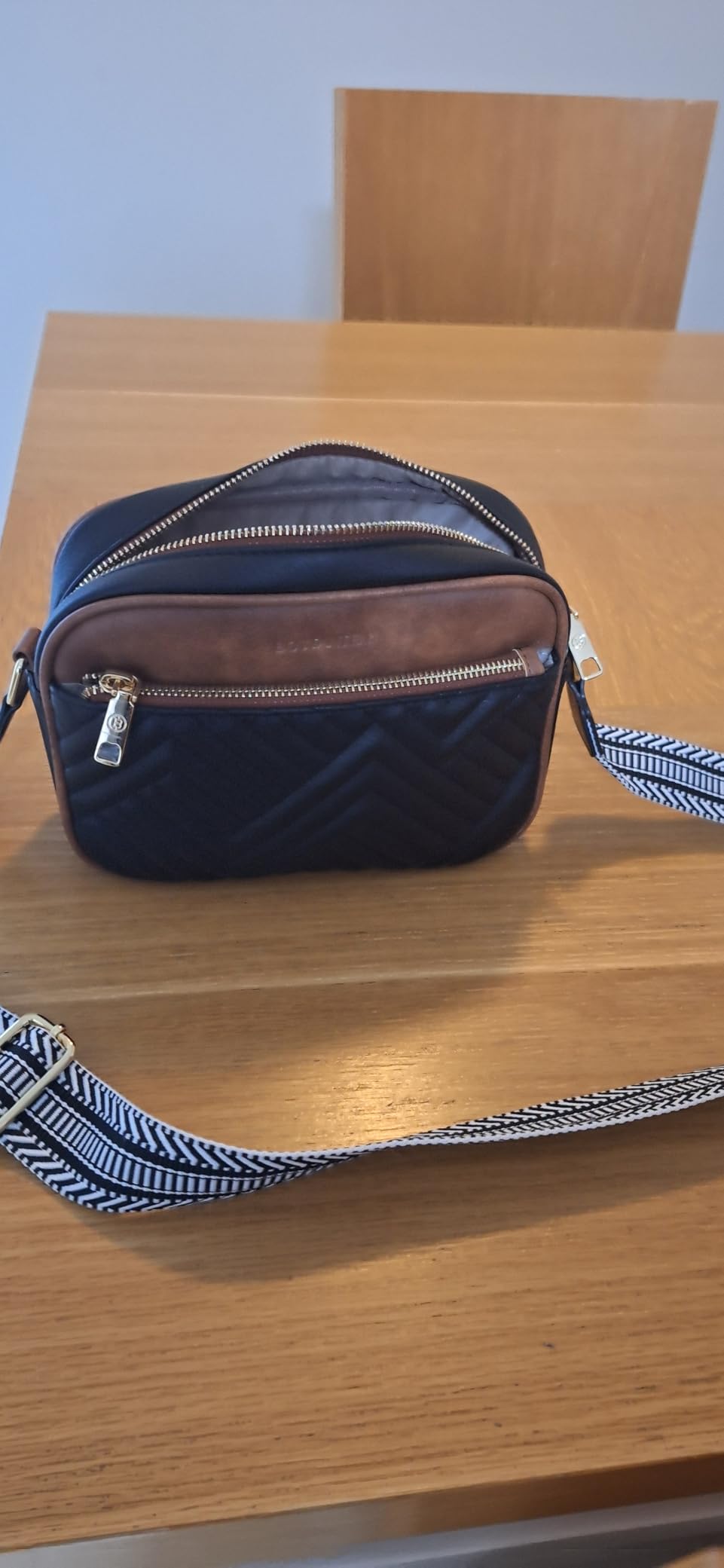 BOSTANTEN Quilted Crossbody Bags for Women Vegan Leather Purses Small Shoulder Handbags with Wide Strap - Customer Photo 1