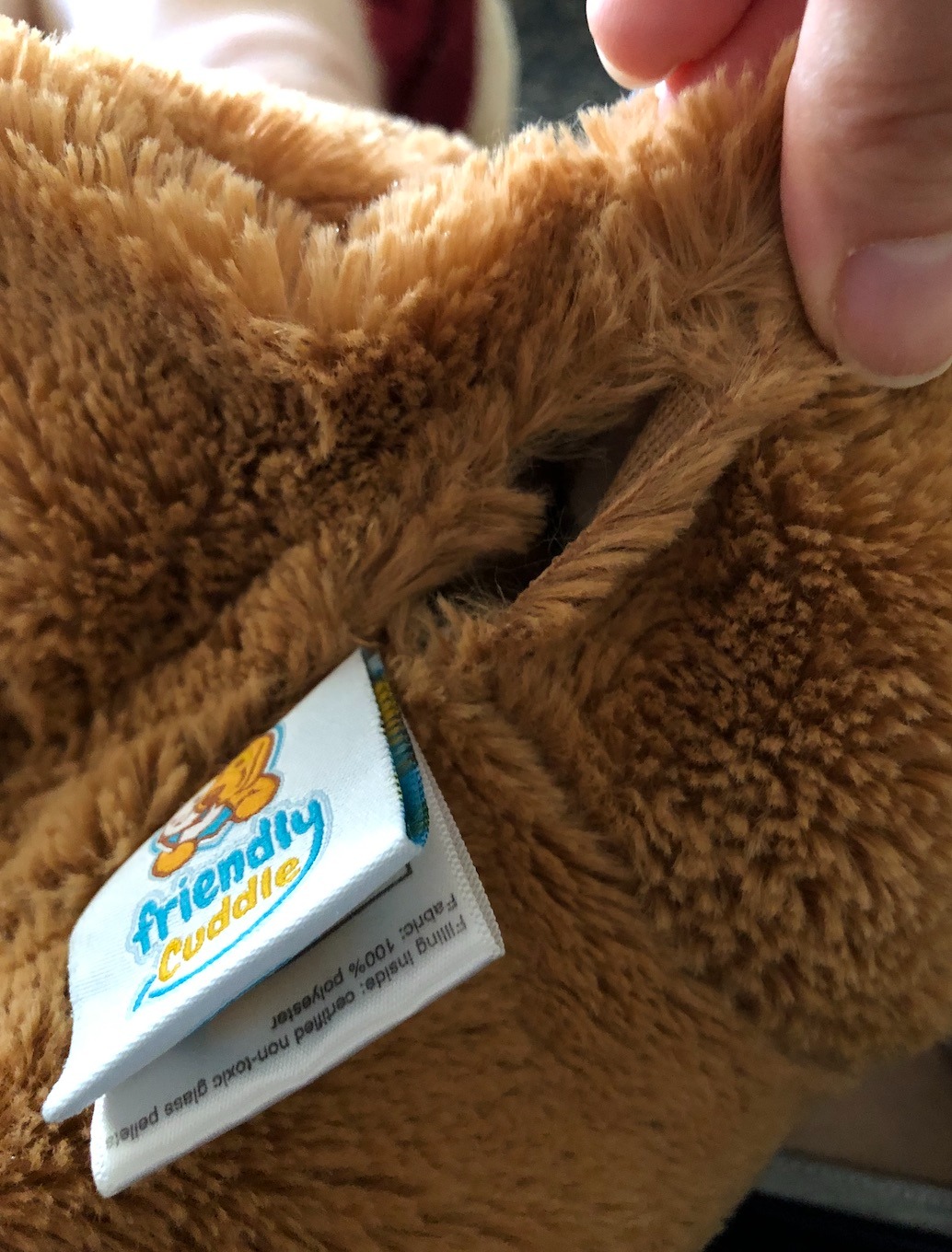 FRIENDLY CUDDLE Weighted Lap Blanket for Kids & Adults – Coco Weighted Blanket – ASD, Sensory Processing Weighted Stuffed Animals Dog Toy – Microwavable Weighted Lap Pad for Kids, 5 Lbs - Customer Photo 2