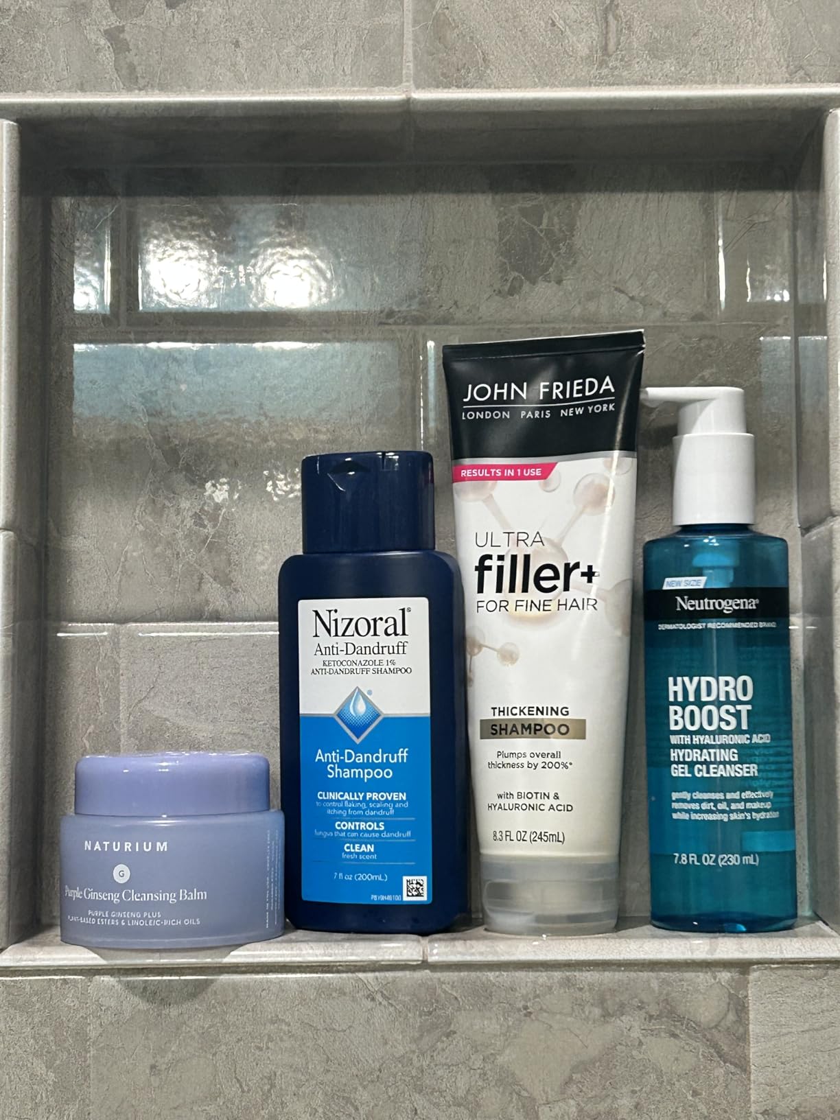John Frieda ULTRAfiller+ Thickening Shampoo, Strengthening Shampoo for Damaged or Thin Hair, Infused with Biotin and Hyaluronic Acid to Strengthen Hair for Thicker Fuller Results, 8.3 Oz - Customer Photo 5