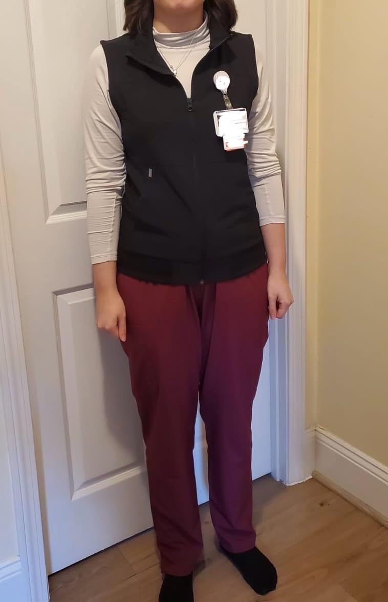 Hanes Comfort Fit Pants, Moisture-Wicking Healthcare Scrubs for Women, 3 Pockets Customer Review Hanes Comfort Fit Pants, Moisture-Wicking Healthcare Scrubs for Women, 3 Pockets - Customer Photo 2
