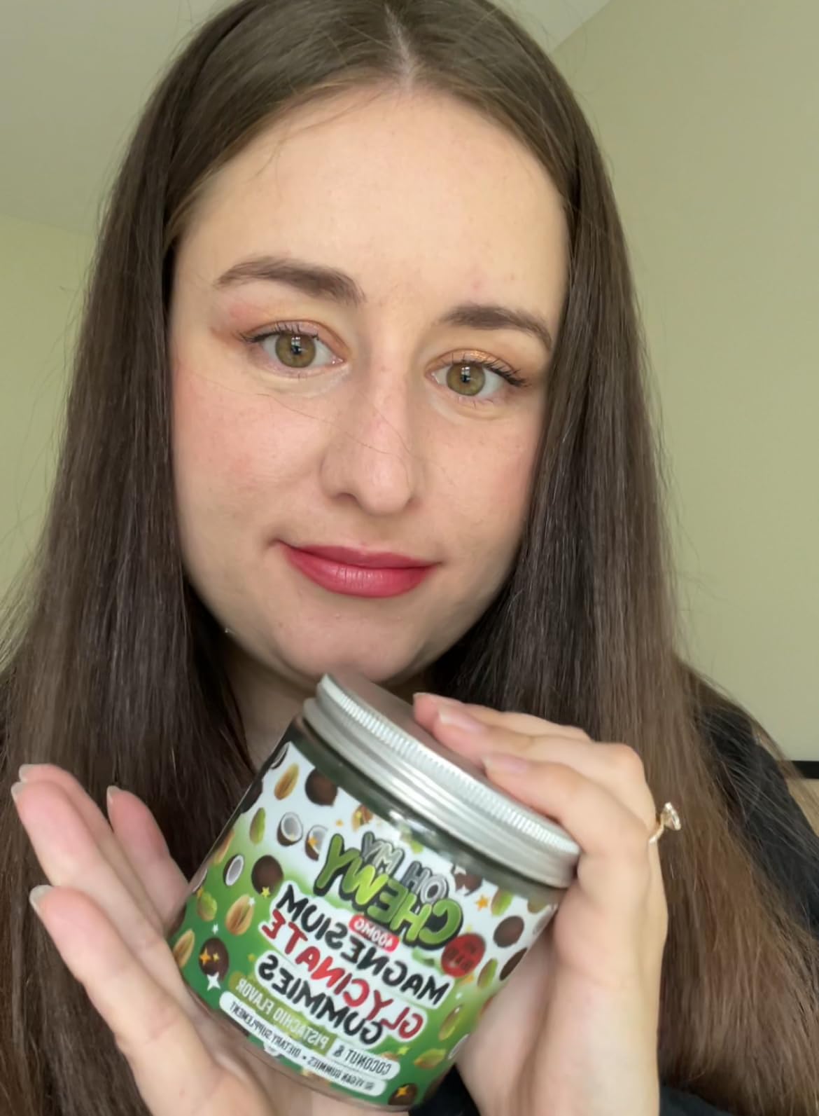 Center-Filled Magnesium Glycinate Gummies 400MG - High Absorption for Kids, Teens & Adults - Supplement for Sleep, Calm & Muscle Relaxation with B6 & D3 - Gluten Free & Vegan Friendly - 120 Count - Customer Photo 2