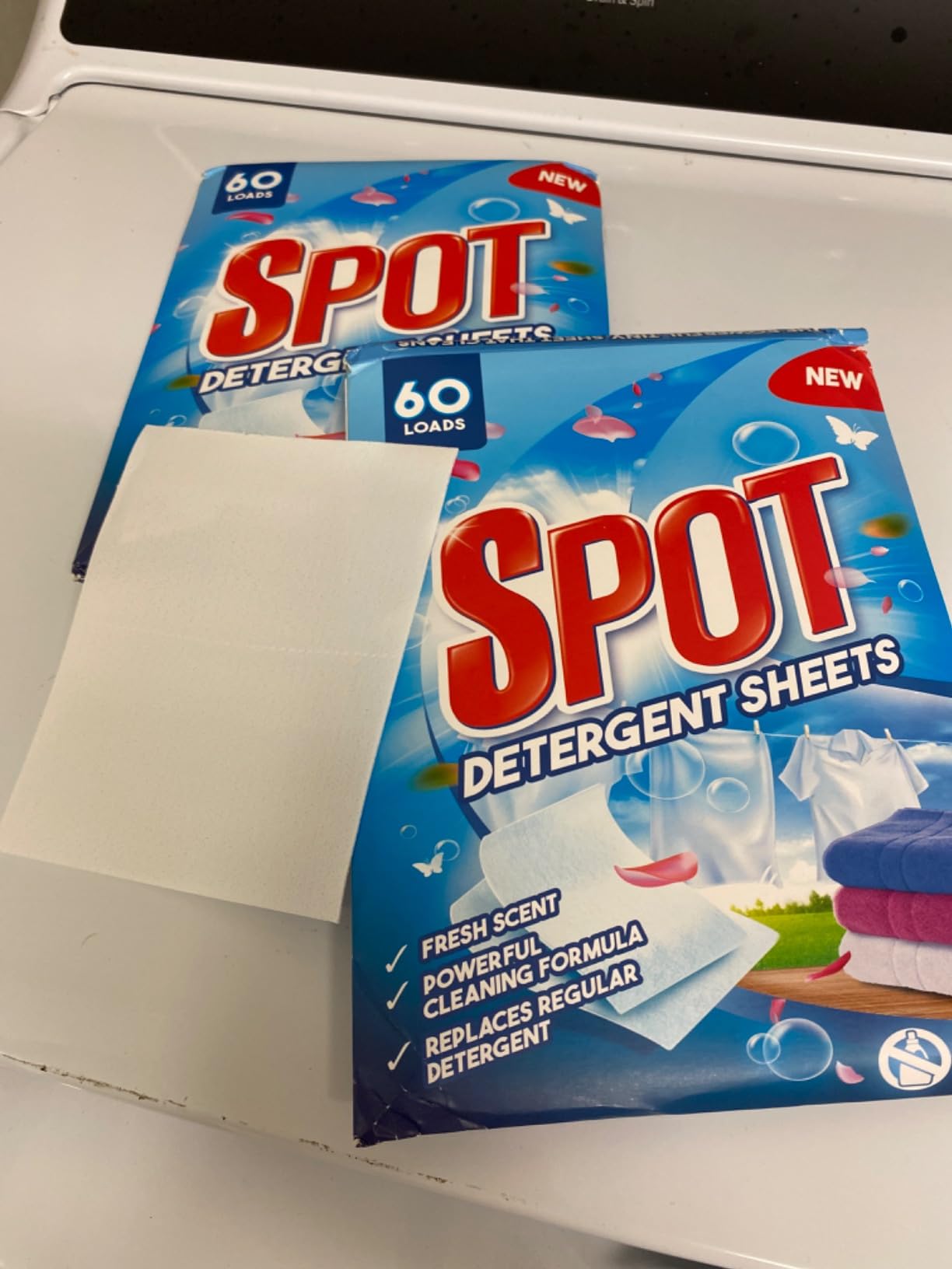 Laundry Detergent Sheets (60 Loads), Fresh Linen Scent, Made in Sweden, Plastic Free Packaging, Eco Friendly, Liquidless & Mess Free, No Spills, TSA Compliant Travel Laundry Detergent Customer Review Laundry Detergent Sheets (60 Loads), Fresh Linen Scent, Made in Sweden, Plastic Free Packaging, Eco Friendly, Liquidless & Mess Free, No Spills, TSA Compliant Travel Laundry Detergent - Customer Photo 1