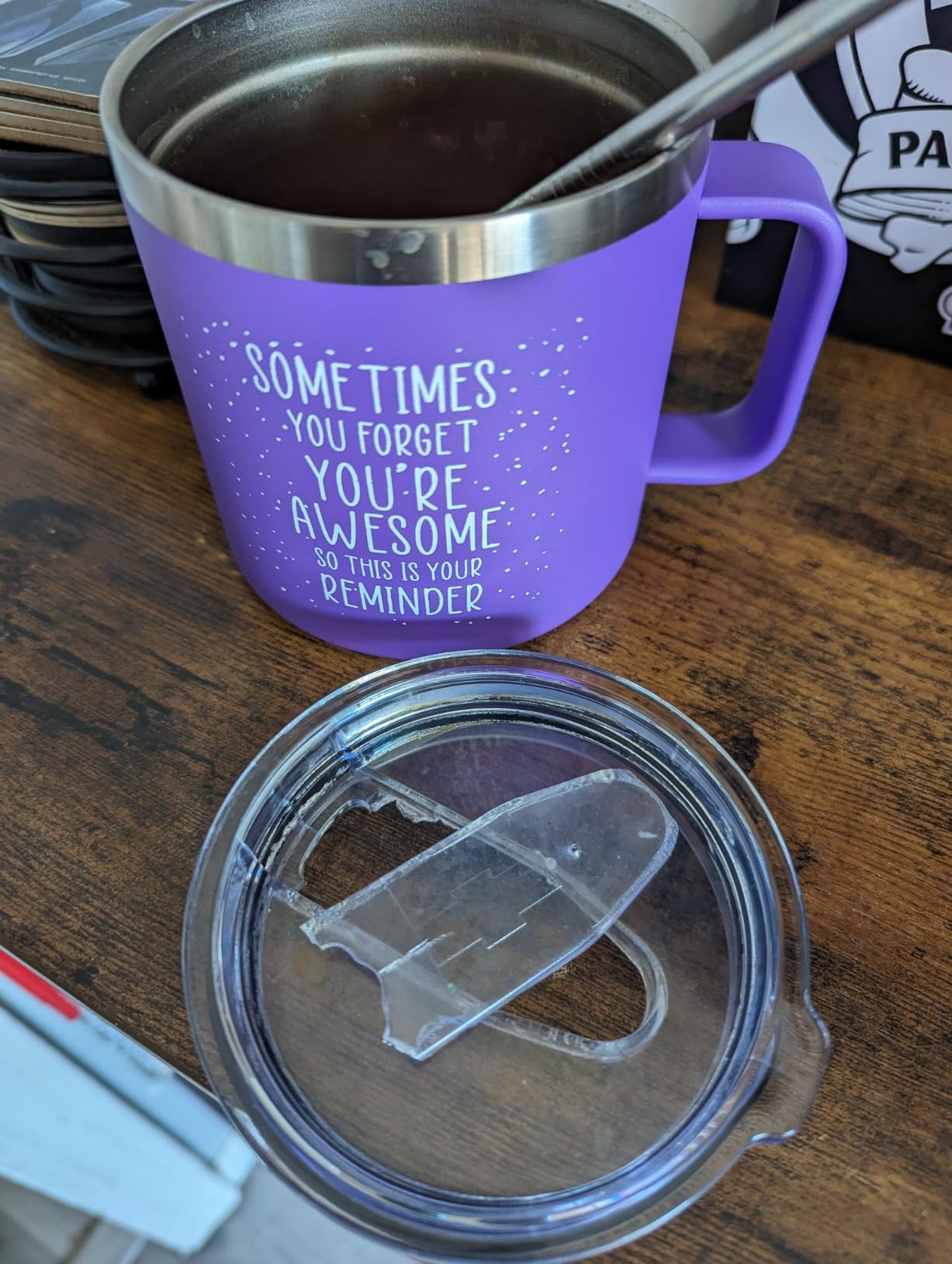 KLUBI Mothers Day Gifts for Mom From Daughter - Sometimes You Forget You Are Awesome Gifts For Women Birthday Gifts for Women Who Have Everything Fun Teacher Appreciation Gifts for Friends Female - Customer Photo 2