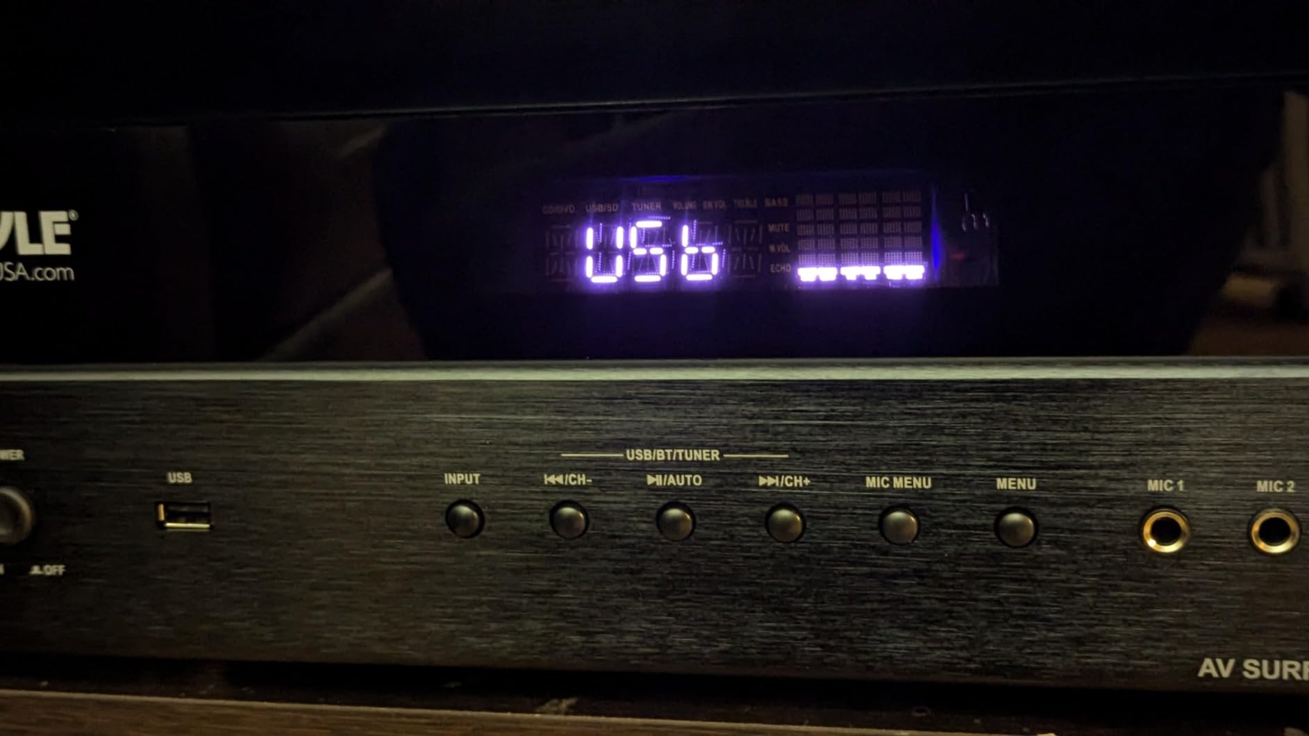 Pyle 5.2 Channel Hi-Fi Home Theater Receiver - 1000W MAX Wireless BT Surround Sound Stereo Amplifier System with 4k Ultra HD Support, MP3/USB/DAC, Ideal for Immersive Home Audio Experience Customer Review Pyle 5.2 Channel Hi-Fi Home Theater Receiver - 1000W MAX Wireless BT Surround Sound Stereo Amplifier System with 4k Ultra HD Support, MP3/USB/DAC, Ideal for Immersive Home Audio Experience - Customer Photo 3