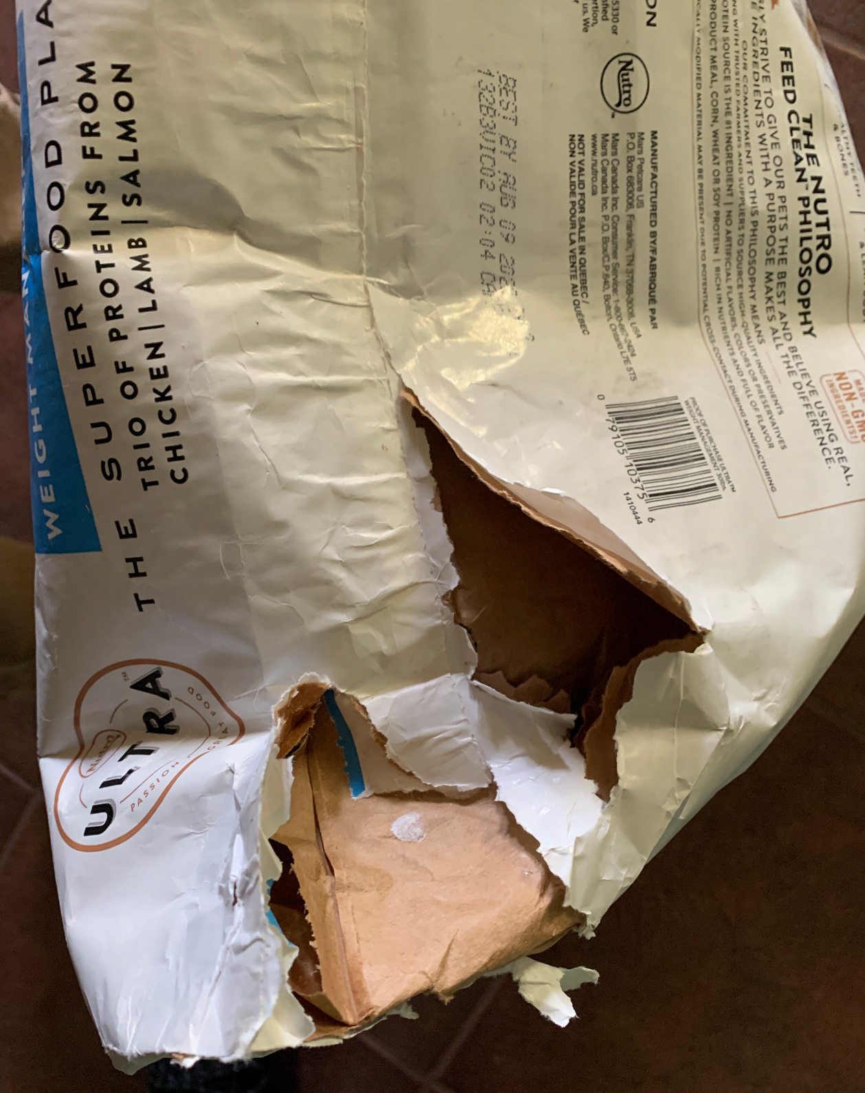 Nutro Ultra Adult Weight Management Small Breed Dry Dog Food, Chicken, Lamb and Salmon Protein Trio, 12 lb Bag Customer Review Nutro Ultra Adult Weight Management Small Breed Dry Dog Food, Chicken, Lamb and Salmon Protein Trio, 12 lb Bag - Customer Photo 2