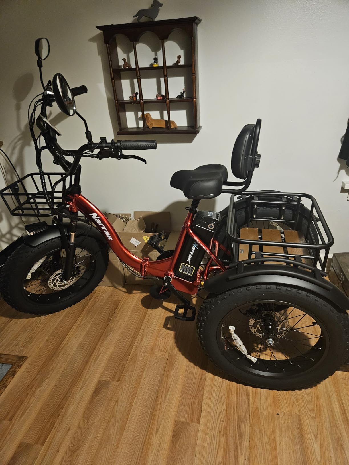 Electric Tricycle for Adults, 750W(Peak 1350W), 48V13Ah Ebike, 20