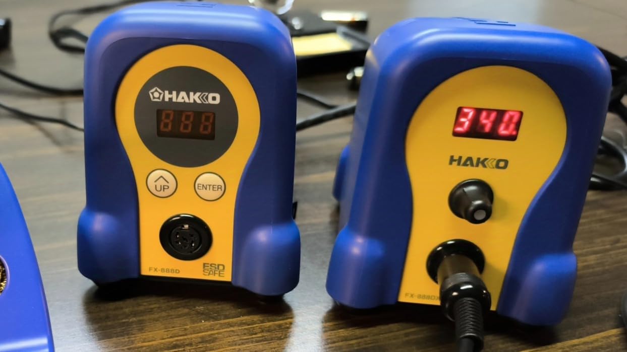 Hakko FX888DX-010BY - Digital Soldering Station with Rotary Encoder (Blue/Yellow Housing) Customer Review Hakko FX888DX-010BY - Digital Soldering Station with Rotary Encoder (Blue/Yellow Housing) - Customer Photo 4