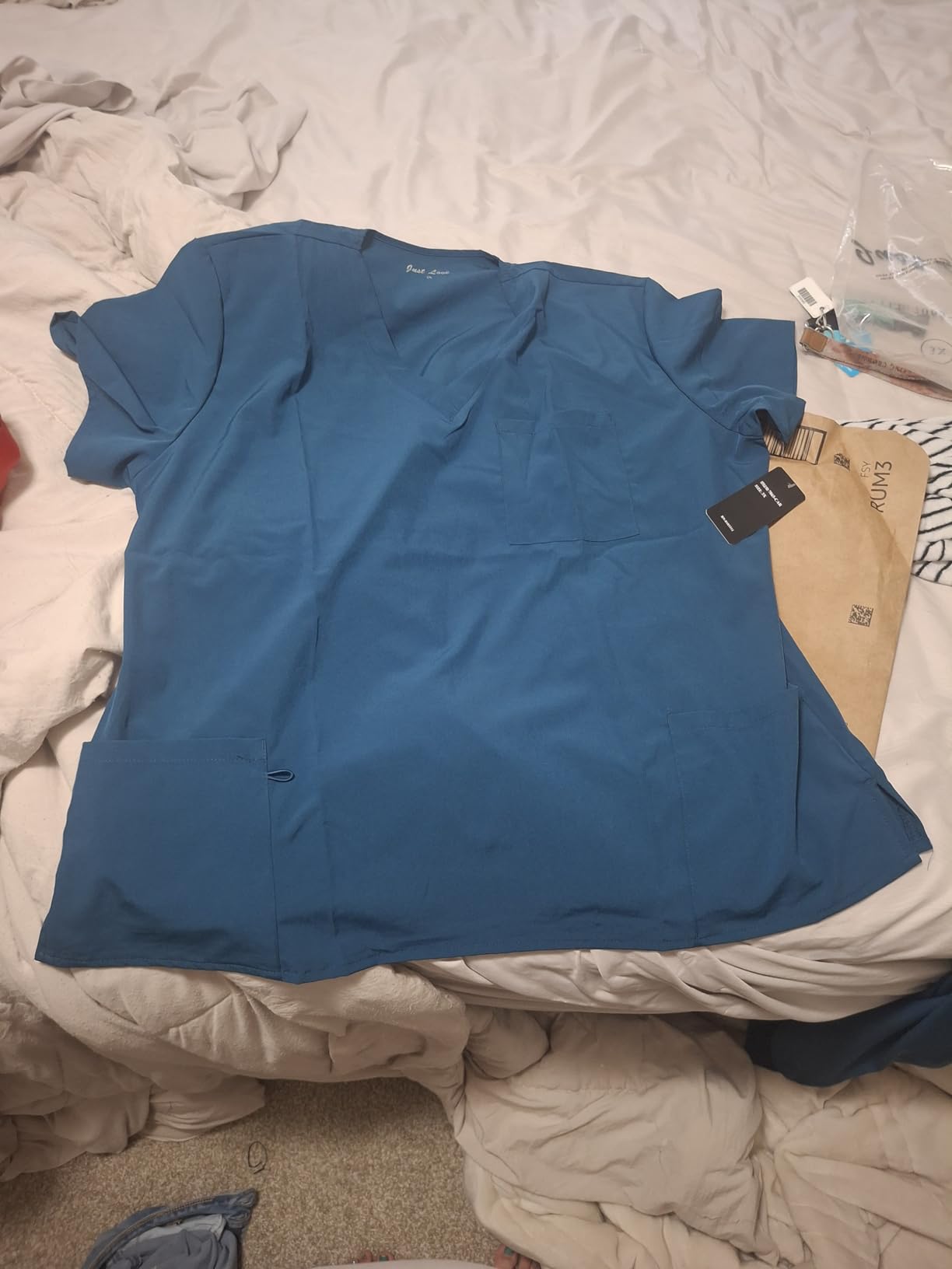 Just Love Women's V-Neck Scrub Set Customer Review Just Love Women's V-Neck Scrub Set - Customer Photo 1