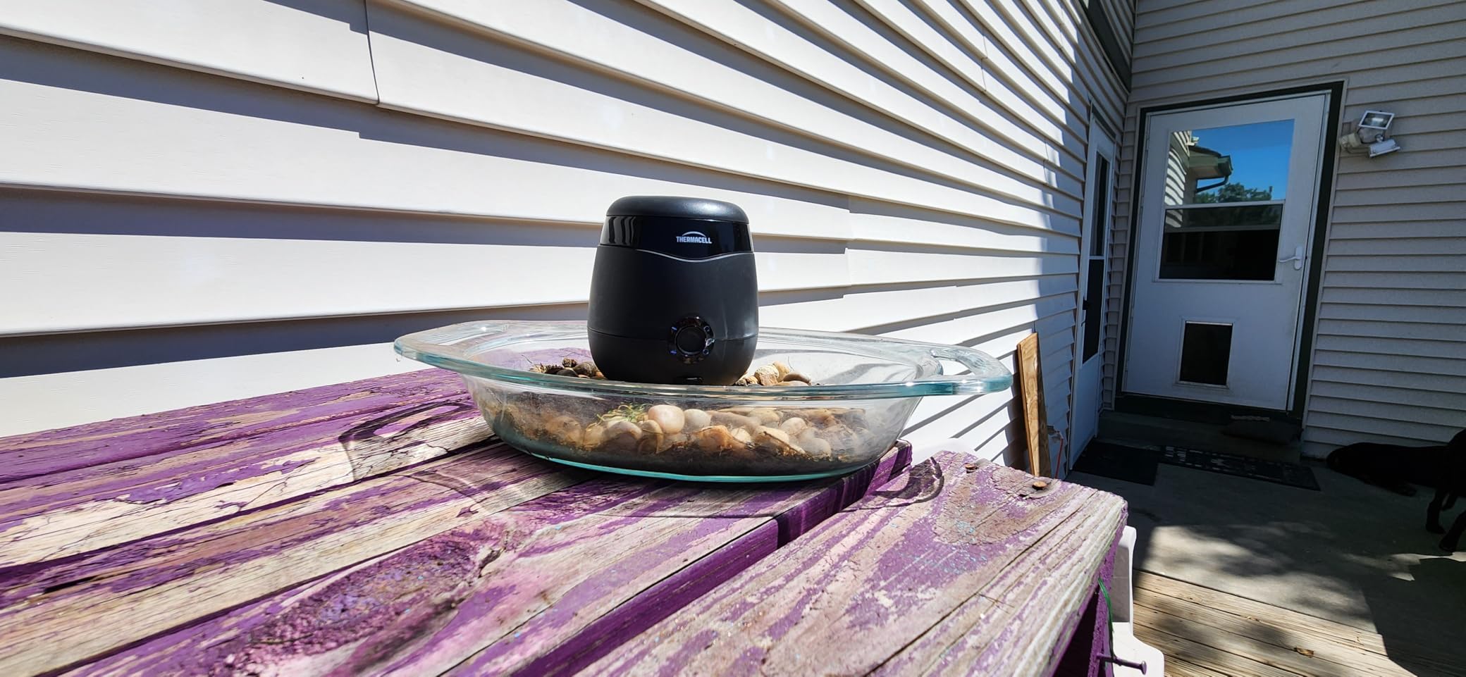 Thermacell E-Series Rechargeable Mosquito Repeller with 20' Mosquito Protection Zone - Customer Photo 2