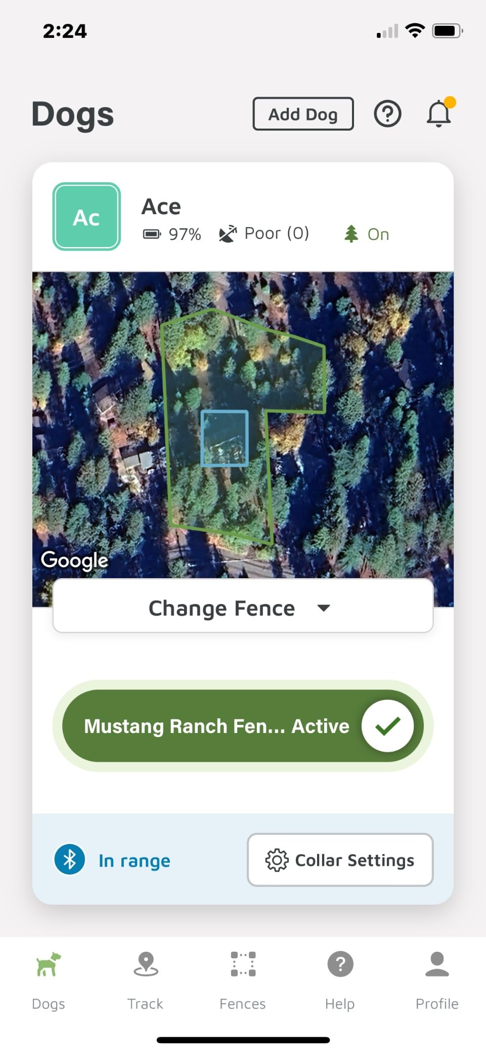SpotOn GPS Dog Fence, App Based Wireless Dog Fence Collar, Waterproof, Reliable 128 Satellite Network GPS Dog Fence System, Battery Powered Virtual Dog GPS Tracker for All Terrain Small/Verizon - Customer Photo 2