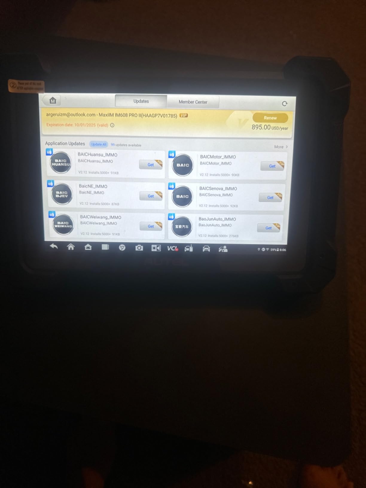 Autel MaxiIM IM608 PRO II Programer Tool, Auto Diagnostic Scanner w/ XP400 pro GBOX3 APB112 ($1000 Bundle), ECU Coding, 40+ Reset, 3000+ Tests, Full System Coverage for 15000+ Cars, FCA, CAN FD DoIP Customer Review Autel MaxiIM IM608 PRO II Programer Tool, Auto Diagnostic Scanner w/ XP400 pro GBOX3 APB112 ($1000 Bundle), ECU Coding, 40+ Reset, 3000+ Tests, Full System Coverage for 15000+ Cars, FCA, CAN FD DoIP - Customer Photo 1