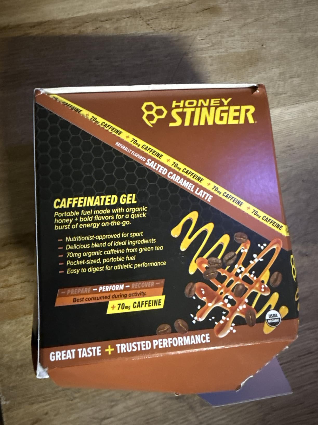 Honey Stinger Gold Energy Gel, Gluten Free & Caffeine Free, for Exercise, Running and Performance, Sports Nutrition for Home & Gym, Pre and Mid Workout, 12 Pack, 13.2 Ounce - Customer Photo 4