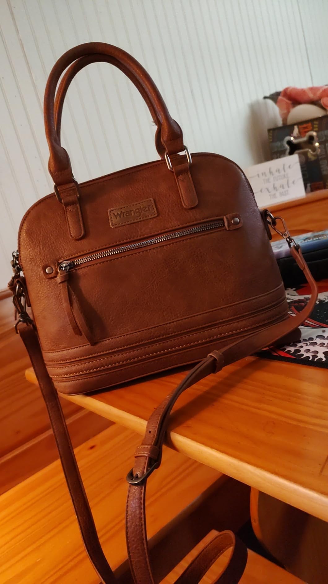 Wrangler Doctor Bag Top Handle Purse Hobo Shoulder Womens Satchel Handbags Crossbody Bag for Everyday Use - Customer Photo 1