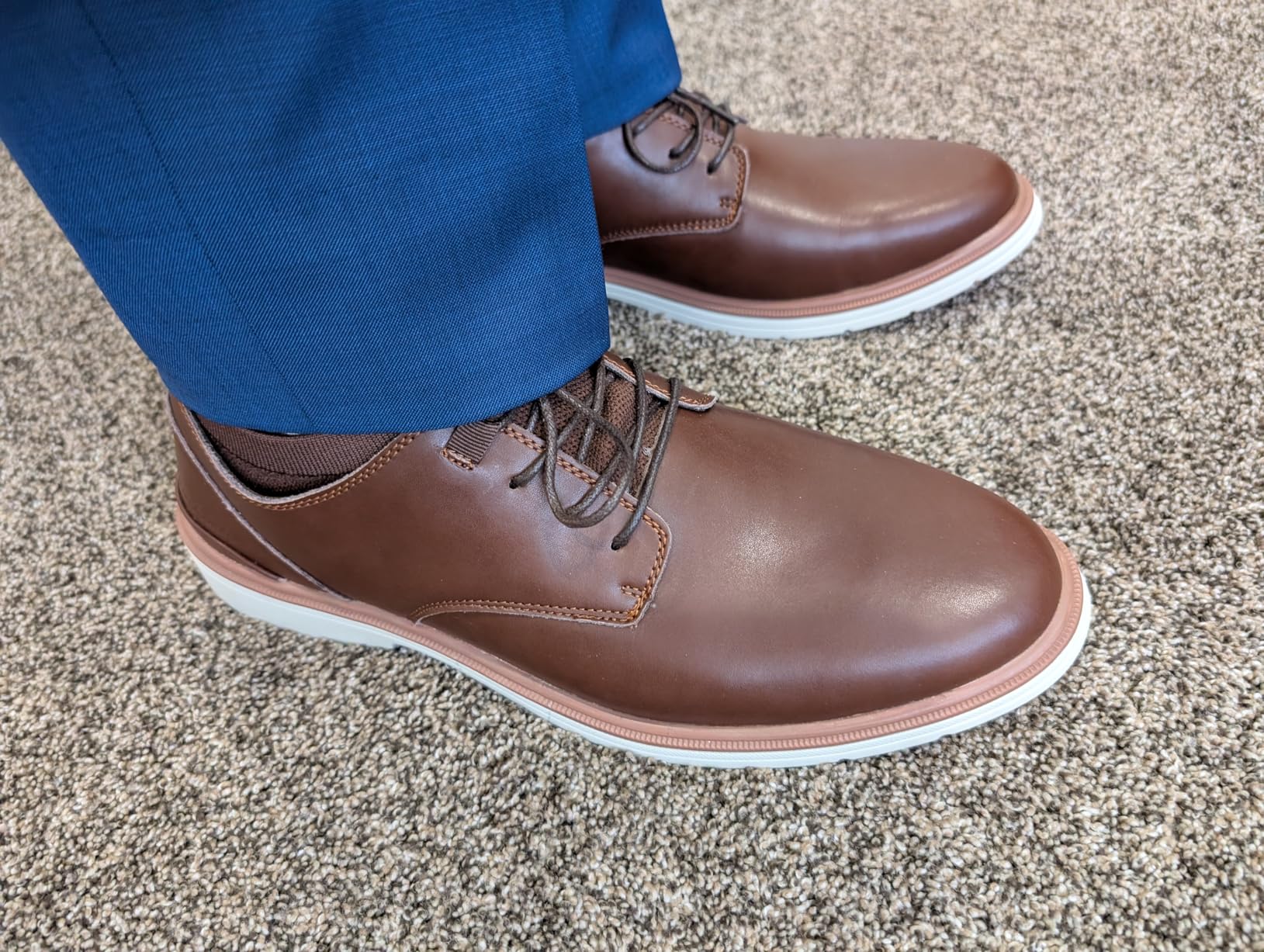 Orthopedic Business Leather Dress Shoes: Arch Support Plantar Fasciitis Walking Wingtip Formal Oxford for Mens, Orthotic Comfortable Casual Patent Tuxedo Work Shoes for Foot Heel Pain Relief Customer Review Orthopedic Business Leather Dress Shoes: Arch Support Plantar Fasciitis Walking Wingtip Formal Oxford for Mens, Orthotic Comfortable Casual Patent Tuxedo Work Shoes for Foot Heel Pain Relief - Customer Photo 1