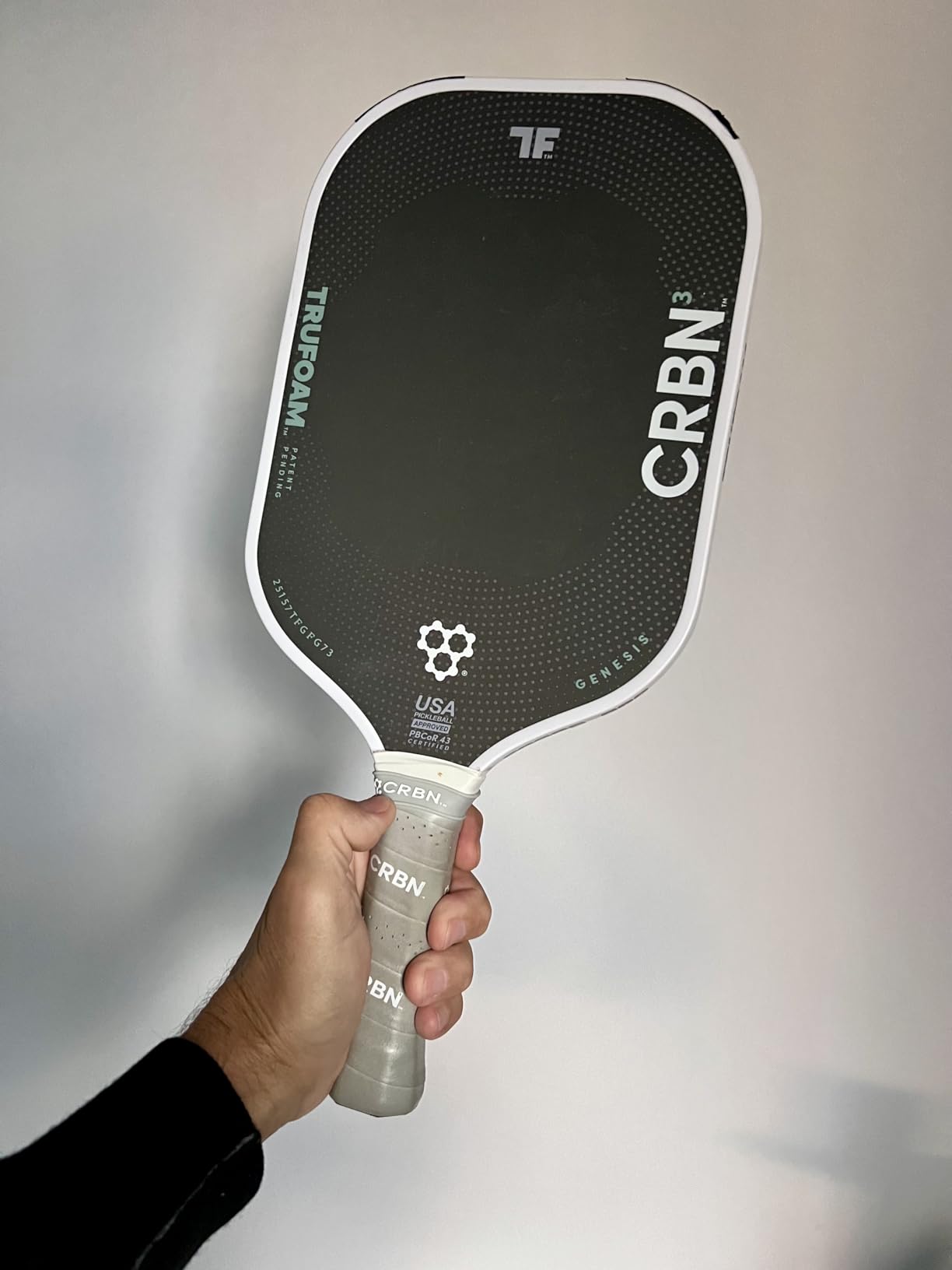 CRBN TruFoam Genesis Pickleball Paddle - Carbon Fiber Pickleball Paddle - First-Ever 100% Foam Core Performance Paddle Customer Review CRBN TruFoam Genesis Pickleball Paddle - Carbon Fiber Pickleball Paddle - First-Ever 100% Foam Core Performance Paddle - Customer Photo 1