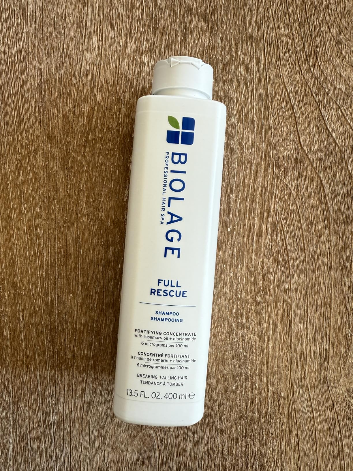 Biolage Full Rescue Shampoo for Thin Hair - Fortifies & Strengthens for Instantly Fuller-Looking Hair, Rosemary Oil & Niacinamide, Vegan & Cruelty-Free - Customer Photo 4