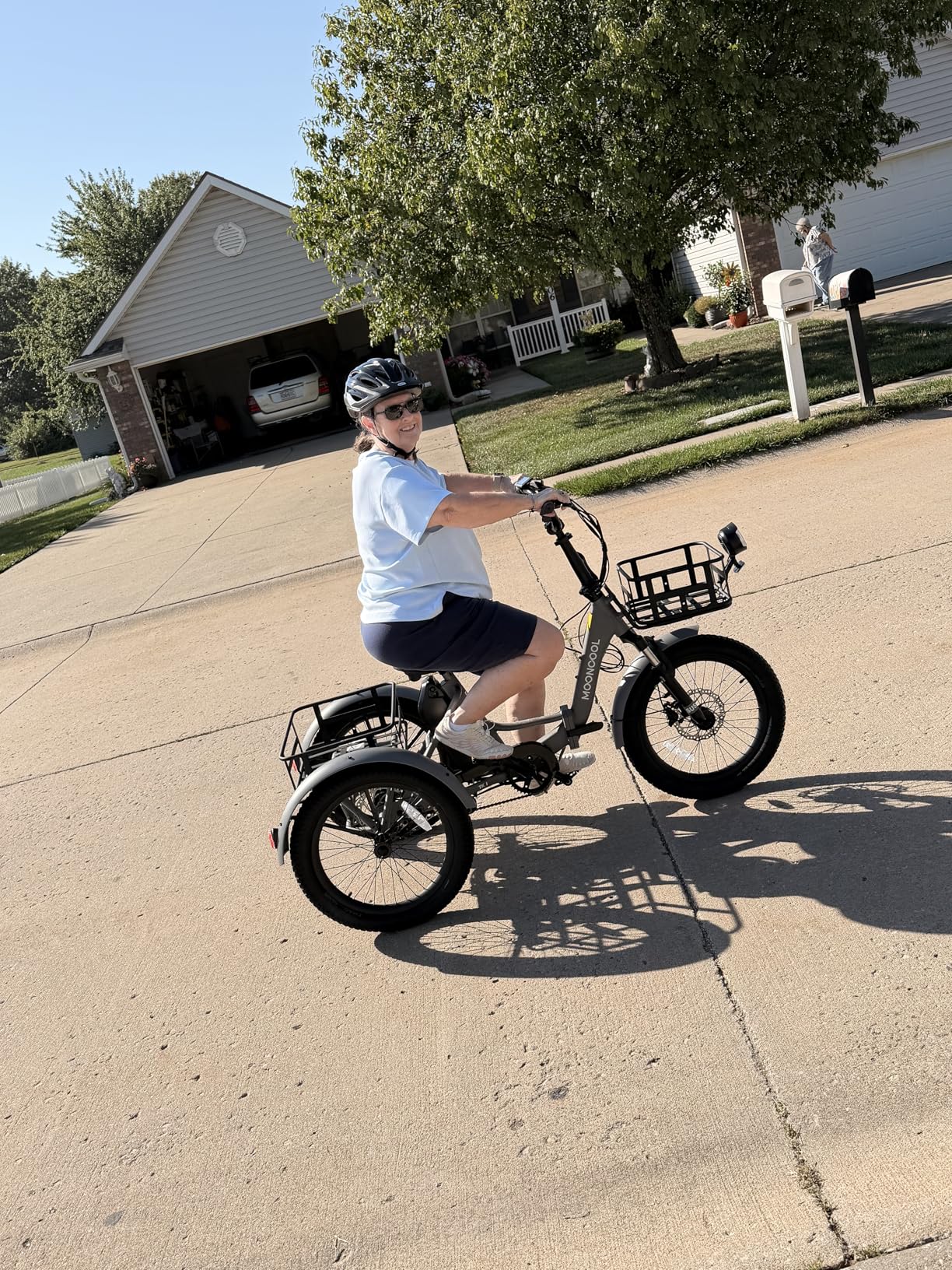 MOONCOOL Electric Tricycle for Adults, 500W/750W 48V 20