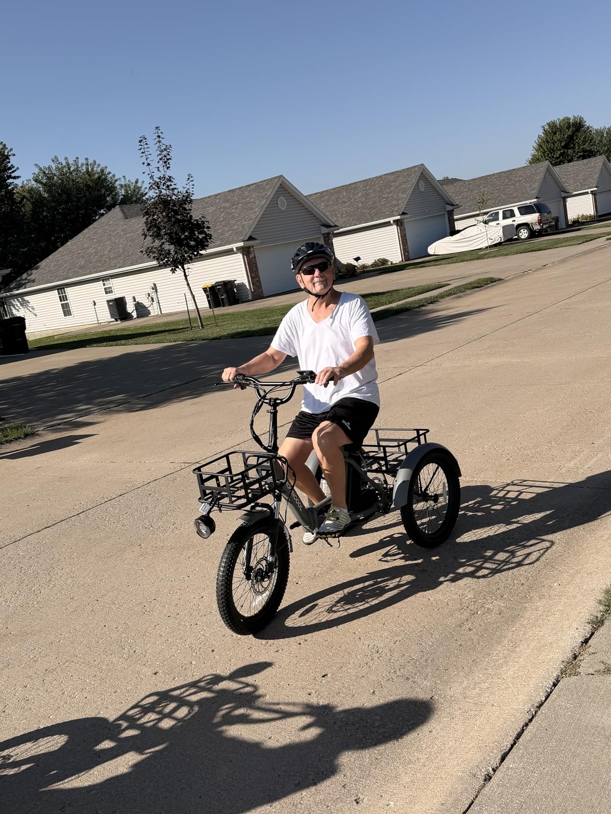 MOONCOOL Electric Tricycle for Adults, 500W/750W 48V 20