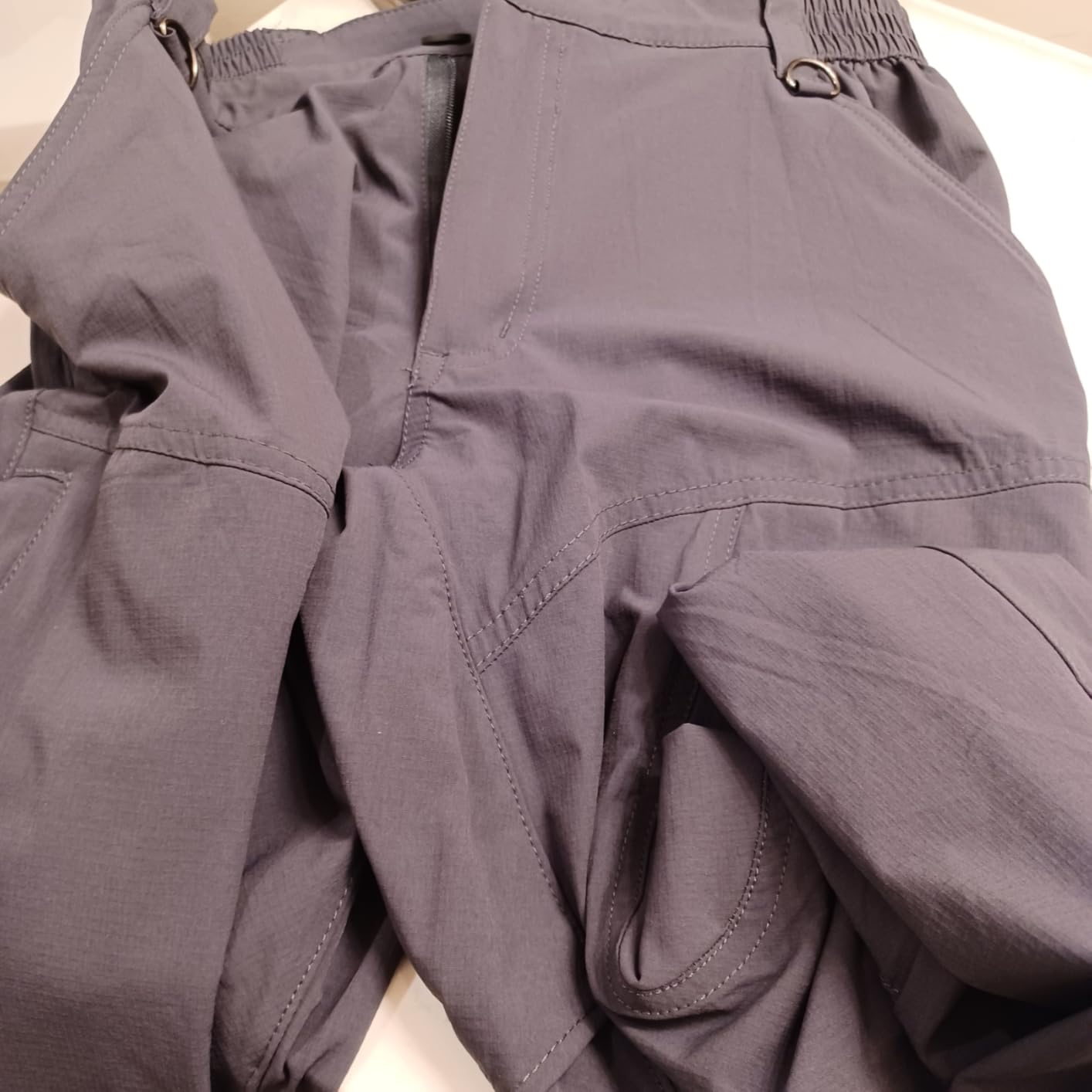 Mens Hiking Pants Lightweight Cargo Work Tactical Nylon Stretch Waterproof Quick Dry Fishing Travel Outdoor 6 Pockets Customer Review Mens Hiking Pants Lightweight Cargo Work Tactical Nylon Stretch Waterproof Quick Dry Fishing Travel Outdoor 6 Pockets - Customer Photo 1