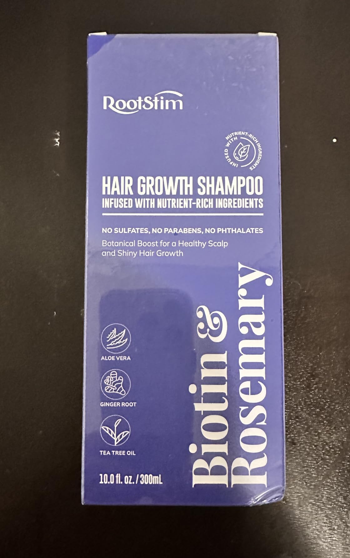 Biotin & Rosemary Shampoo for Hair Growth: Hair Loss Shampoo for Thinning Hair Infused with Nutrient Rich Ingredients for Hair thickening Sulfate Free 10 fl oz - Customer Photo 2