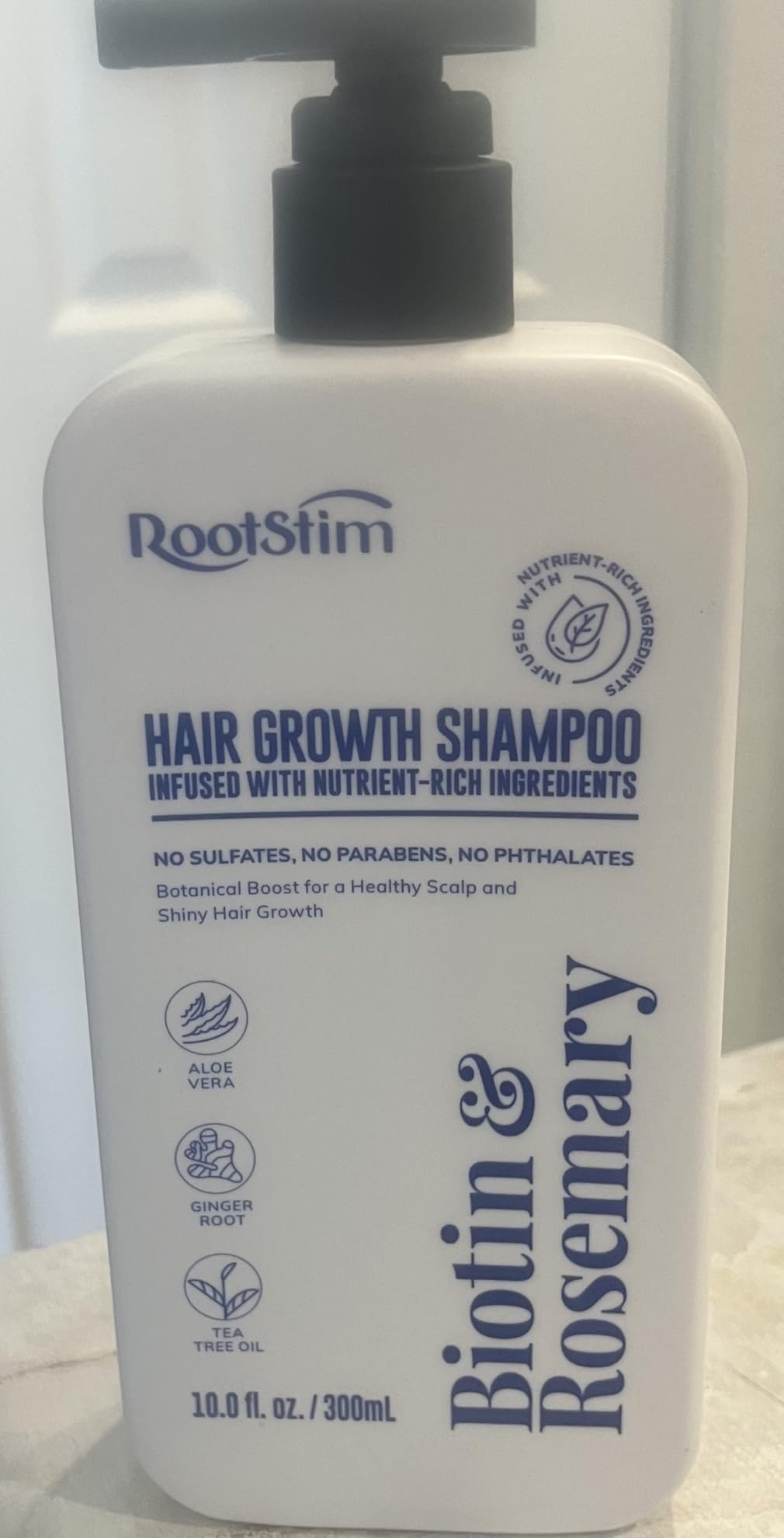 Biotin & Rosemary Shampoo for Hair Growth: Hair Loss Shampoo for Thinning Hair Infused with Nutrient Rich Ingredients for Hair thickening Sulfate Free 10 fl oz - Customer Photo 4