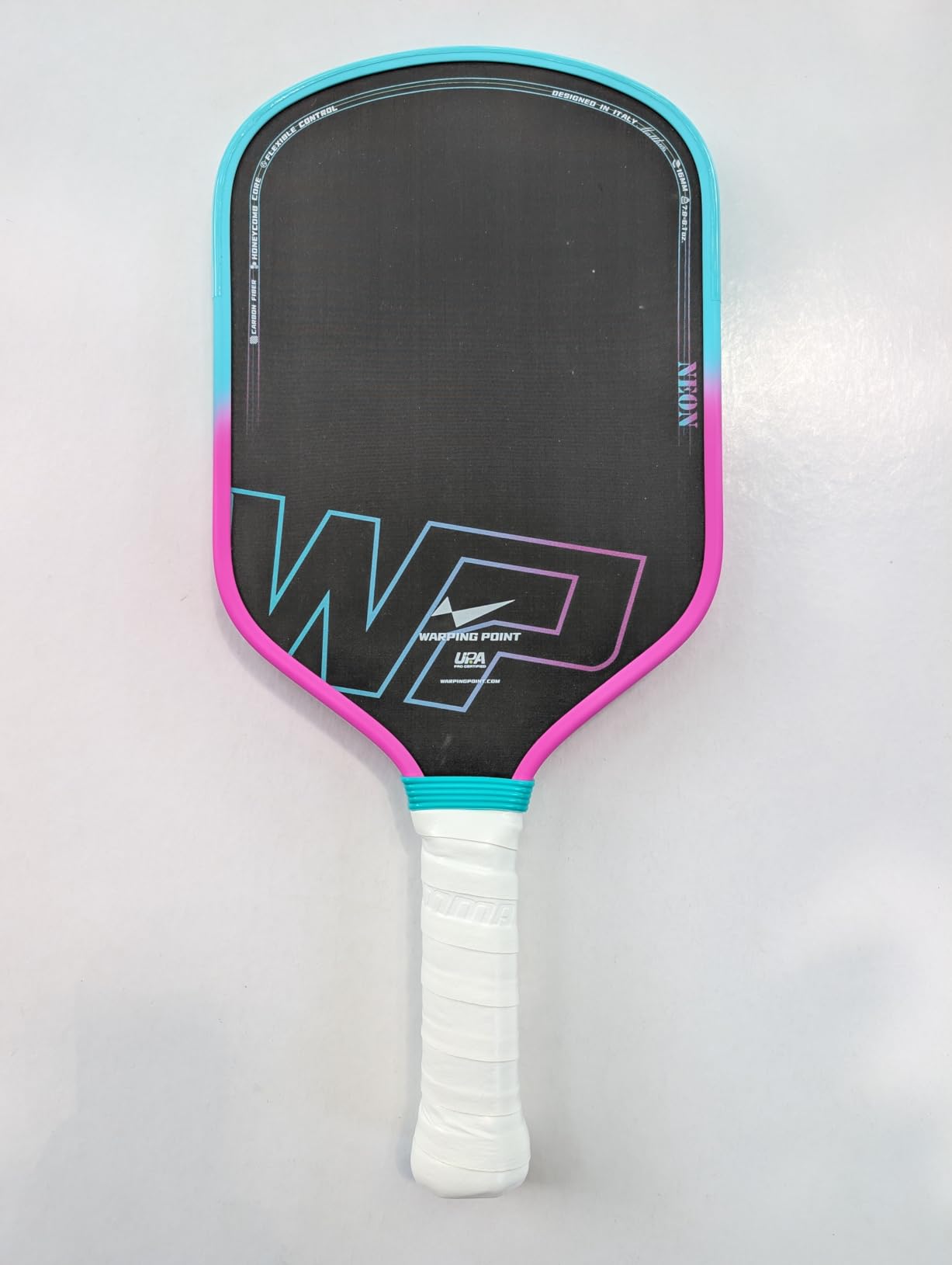 Warping Point Neon Gen 3 Pickleball Paddle, UPA-A Approved, Triple-Layer T700 Raw Carbon Fiber, 16MM EdgeFusion Core, Thermoformed Frame, Tour-Level Spin, Control & Power Customer Review Warping Point Neon Gen 3 Pickleball Paddle, UPA-A Approved, Triple-Layer T700 Raw Carbon Fiber, 16MM EdgeFusion Core, Thermoformed Frame, Tour-Level Spin, Control & Power - Customer Photo 2