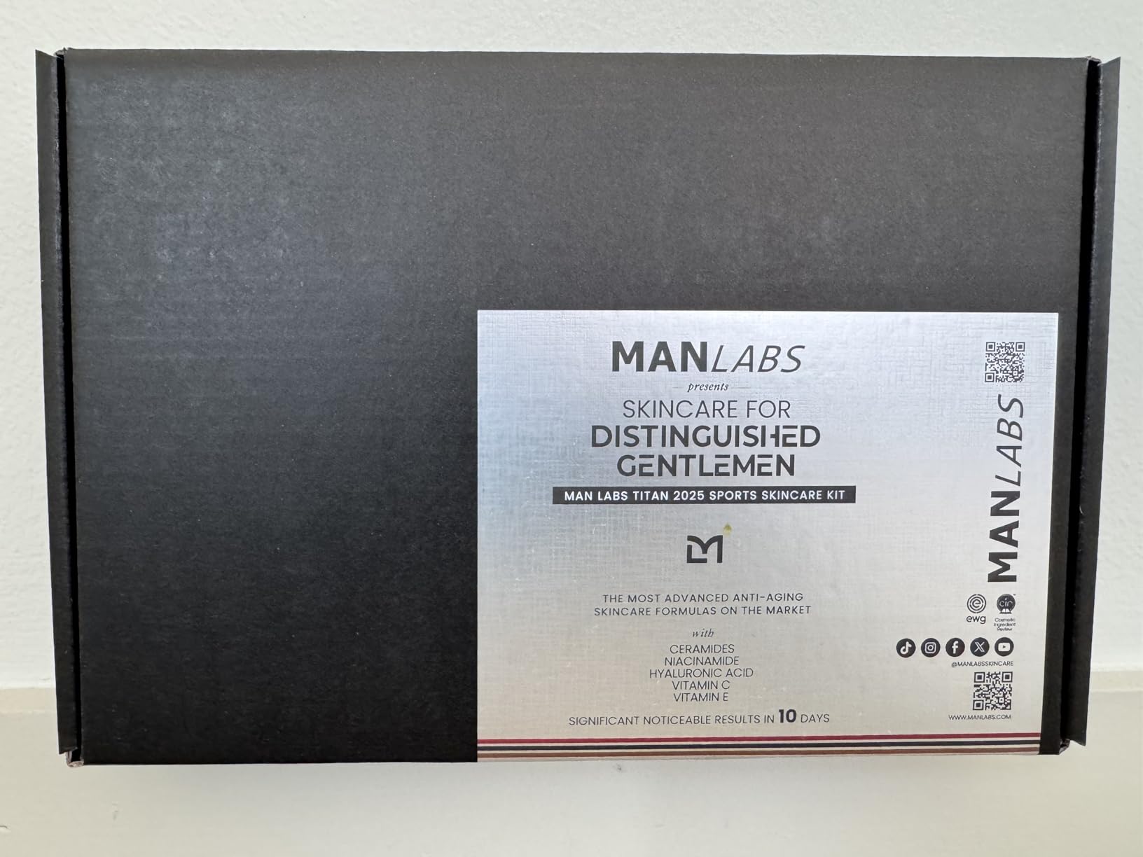 Titan Sports Anti-Aging Mens Skin Care Kit – Cleanser, Face Serum, Eye Cream, Face Moisturizer – Men, Skin Care Set – Dark Circles, Wrinkles, Fine Lines – Vitamin C, Niacinamide, HA–Unscented Customer Review Titan Sports Anti-Aging Mens Skin Care Kit – Cleanser, Face Serum, Eye Cream, Face Moisturizer – Men, Skin Care Set – Dark Circles, Wrinkles, Fine Lines – Vitamin C, Niacinamide, HA–Unscented - Customer Photo 1
