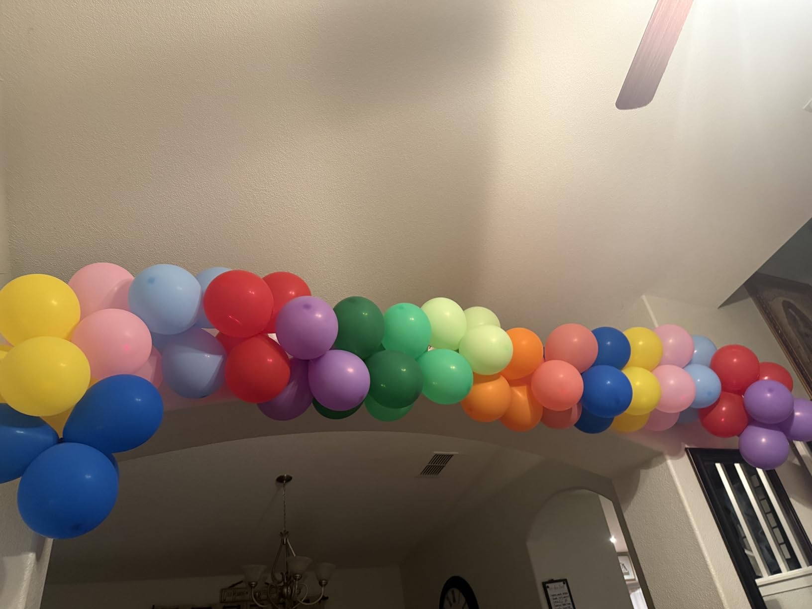 Balloon Arch Kit Stand Foldable storage, 9FT Height & 10FT Width Adjustable Balloon Arch Frame, for Weddings, Baby Showers, Birthdays, Graduation, Backdrop for Parties Customer Review Balloon Arch Kit Stand Foldable storage, 9FT Height & 10FT Width Adjustable Balloon Arch Frame, for Weddings, Baby Showers, Birthdays, Graduation, Backdrop for Parties - Customer Photo 2