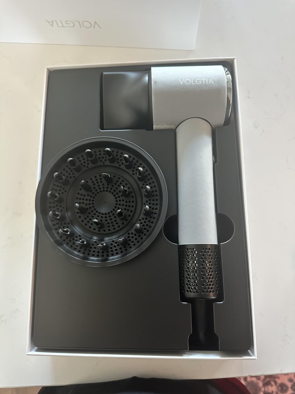 Hair Dryer with Diffuser for Curly Hair, Blow Dryer, 110000 RPM Professional High Speed Hairdryer with Negative Ions, 1400W Blow Dryer with 6.5 Ft Cord Fast Drying for Women Men Customer Review Hair Dryer with Diffuser for Curly Hair, Blow Dryer, 110000 RPM Professional High Speed Hairdryer with Negative Ions, 1400W Blow Dryer with 6.5 Ft Cord Fast Drying for Women Men - Customer Photo 2