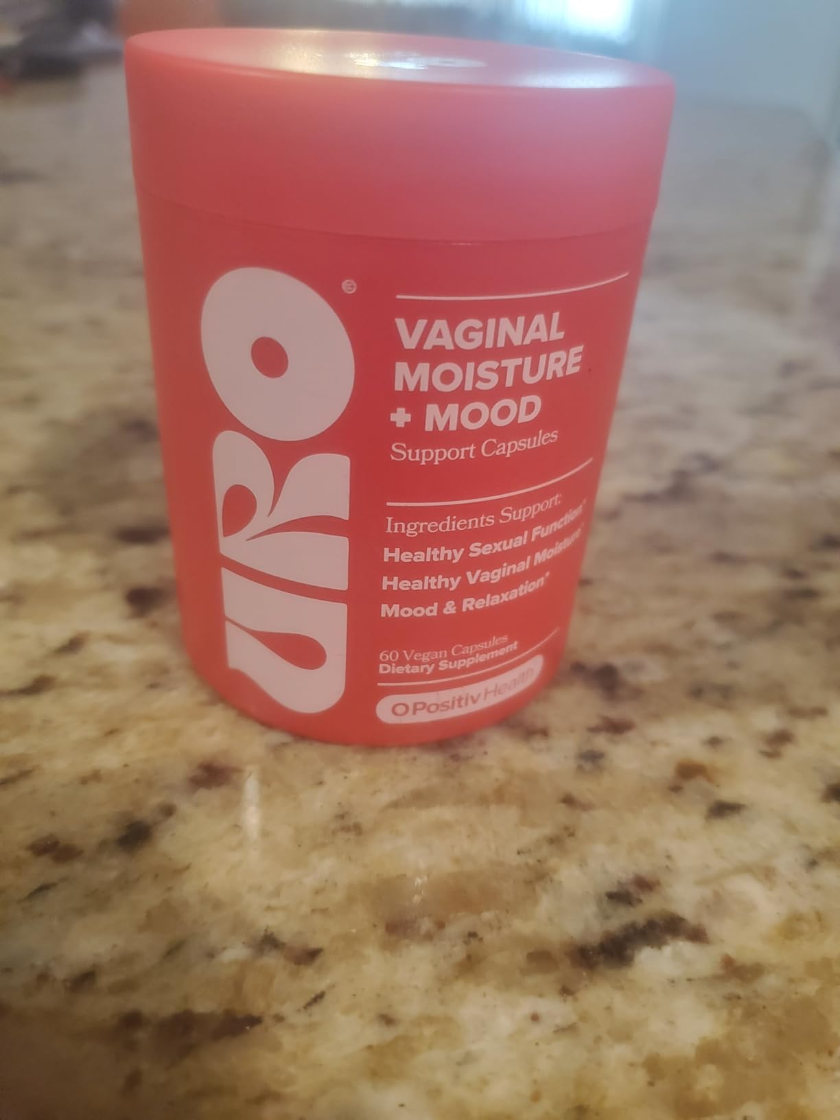 O Positiv URO Vaginal Moisture & Mood – Formulated to Support Vaginal Moisture, Mood & Relaxation – with KSM-66® Ashwagandha, Ginkgo Biloba, Mucuna pruriens, and GABA – 30 Servings - Customer Photo 3