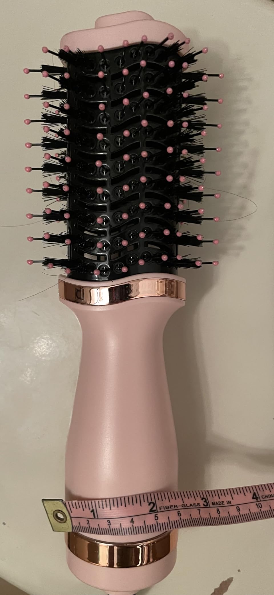 Dual Voltage Hair Dryer Brush for Travel,4 in 1 Blow Dryer Brush,2 Inch Mini Hot Air Brush for Short Hair,Volumizer,110-240V Dual Voltage with European Plug Adapter,Round Brush Blow Dryer for Women Customer Review Dual Voltage Hair Dryer Brush for Travel,4 in 1 Blow Dryer Brush,2 Inch Mini Hot Air Brush for Short Hair,Volumizer,110-240V Dual Voltage with European Plug Adapter,Round Brush Blow Dryer for Women - Customer Photo 2