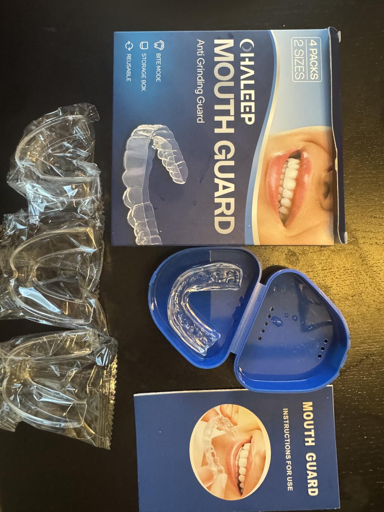 Anti Grinding Mouth Guard for Clenching Teeth at Night, Teeth Grinding Mouthguards for Sleeping, Mouth Guard for Grinding Teeth at Night, Night Guards for Teeth Grinding for Adults Customer Review Anti Grinding Mouth Guard for Clenching Teeth at Night, Teeth Grinding Mouthguards for Sleeping, Mouth Guard for Grinding Teeth at Night, Night Guards for Teeth Grinding for Adults - Customer Photo 3