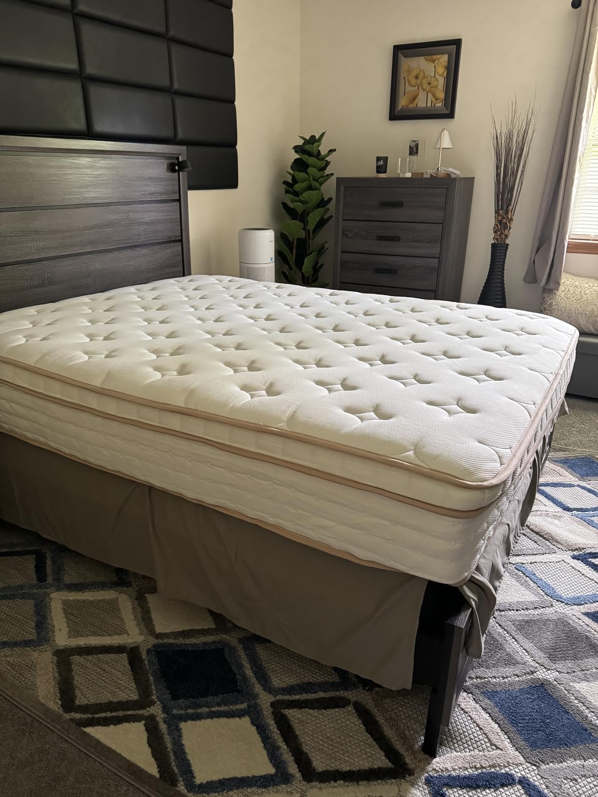 BedStory Extra Firm King Size Mattress - 14 Inch Hybrid Mattress for Back Pain Relief - Ideal Lumbar Support, Motion Isolation and Reinforced Edges - Fiberglass-Free, CertiPUR-US, 365-Night Trial - Customer Photo 2