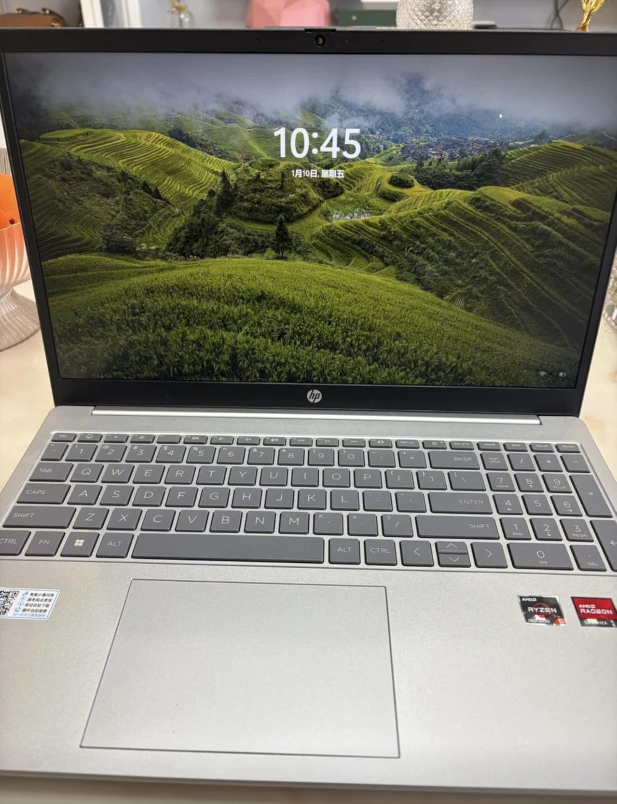 HP 17 Laptop for College Student & Business, Powerful Processor AMD Ryzen 5, 17.3 inch FHD Display, 64GB RAM + 2TB SSD, Windows 11 Pro, Copilot AI, Numeric Pad, Patented KB Kit - Customer Photo 1