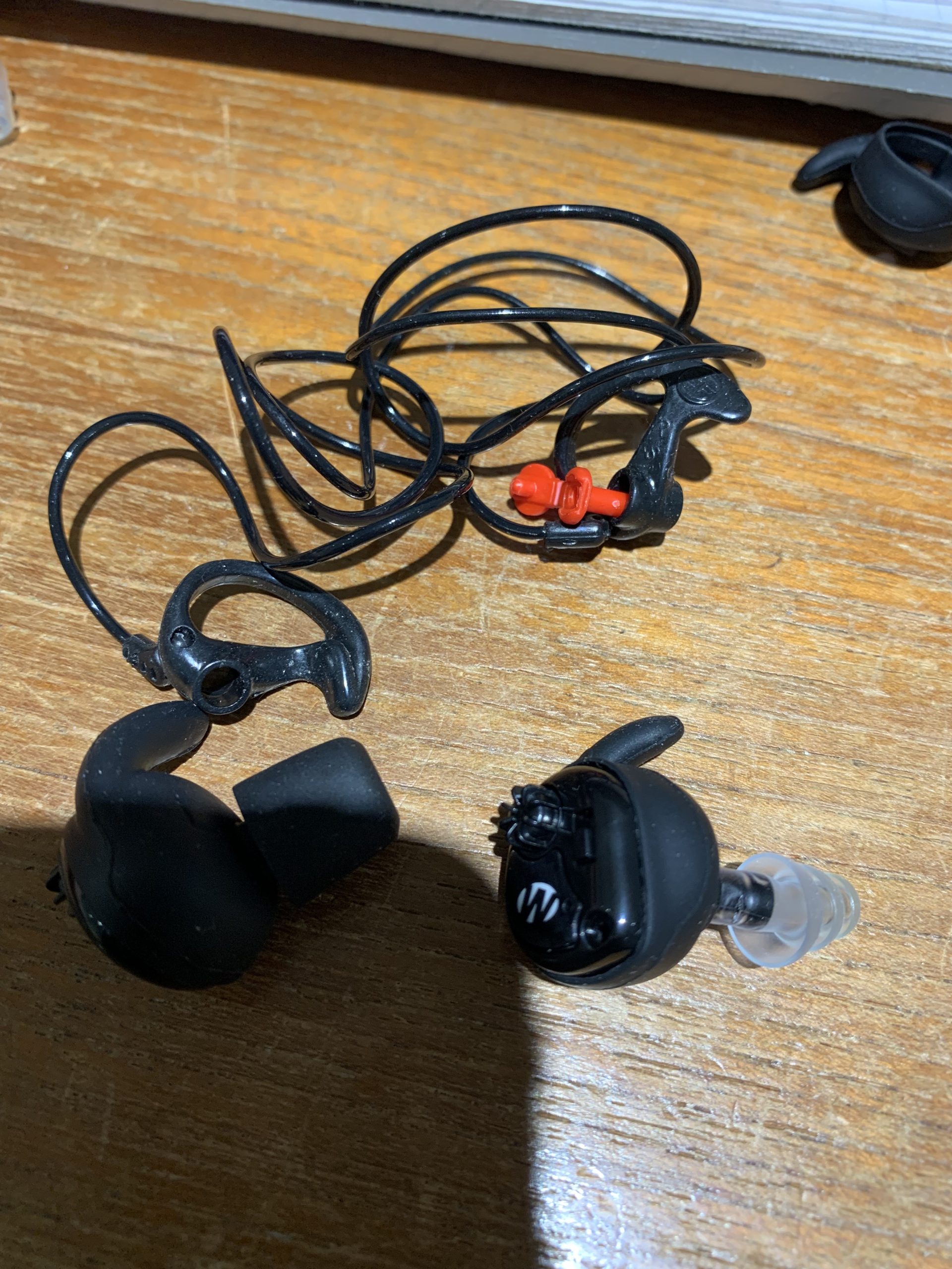 Walker's Silencer Wireless NRR25dB Electronic Sound Suppression Hearing Protection Earbuds for Shooting - Customer Photo 1