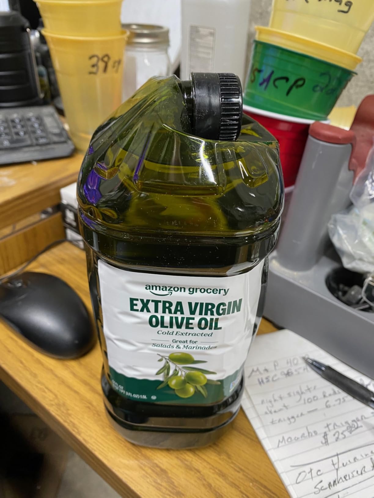 Amazon Grocery, Organic Extra Virgin Olive Oil, 51 Fl Oz (Previously Amazon Fresh, Packaging May Vary) - Customer Photo 4