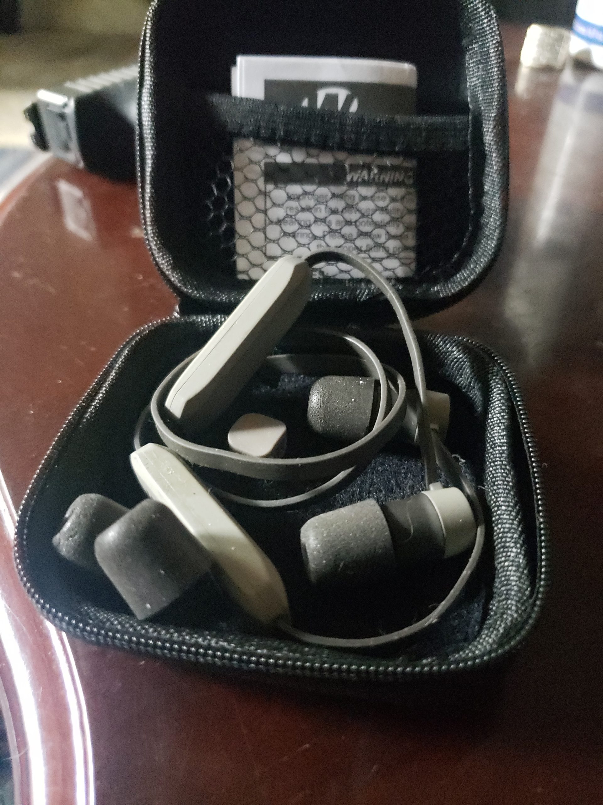 Walker's Shooting Training Protection 29 DB Omni-Directional Microphone Rope Hearing Enhancer Earbuds - Customer Photo 2
