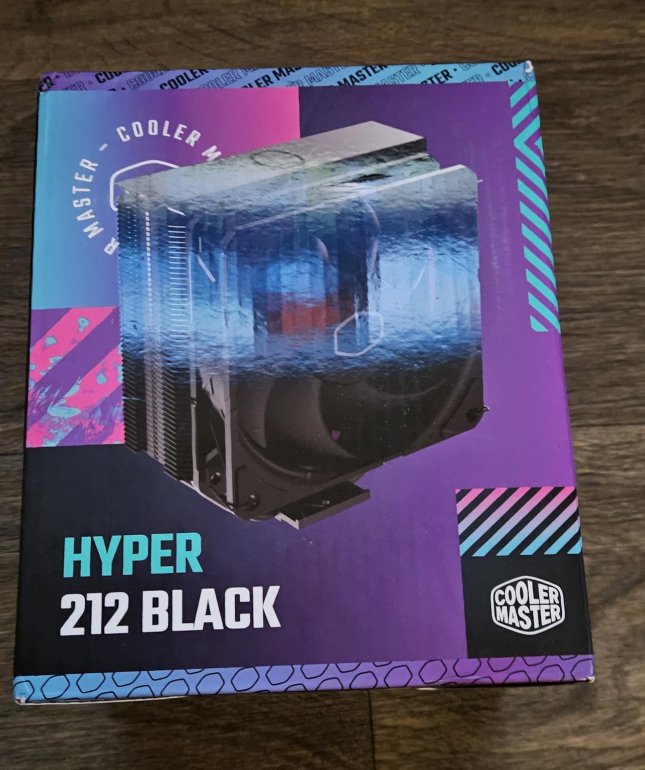 Cooler Master Hyper 212 Pro aRGB CPU Cooler, SickleFlow Edge 120 PWM Fan, Composite 4 Copper Heat Pipes, 152mm Tall, Sleek Top Cover, AMD Ryzen AM5|AM4, Intel LGA 1851|1700 Brackets - Customer Photo 2