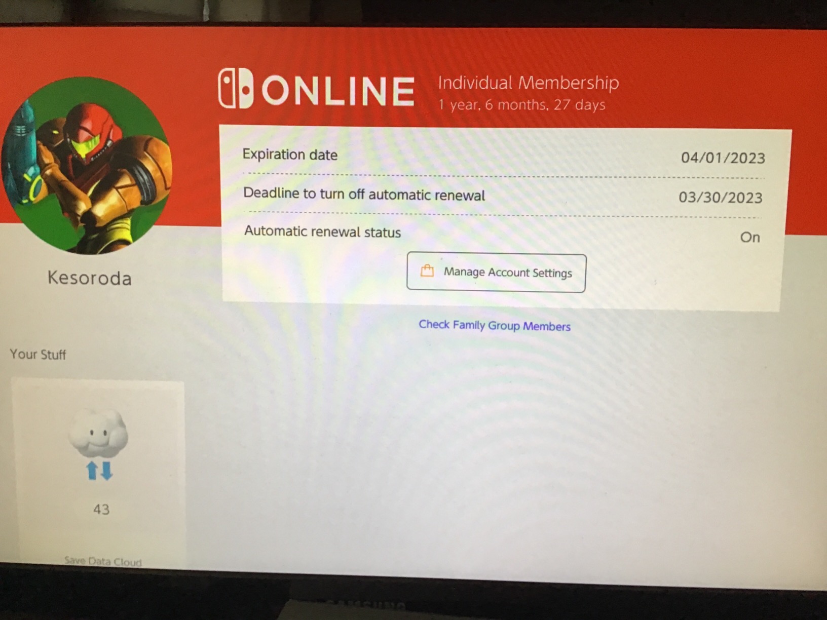 Nintendo Switch Online Family Membership 12 Month - Nintendo Switch [Digital Code] - Customer Photo 2
