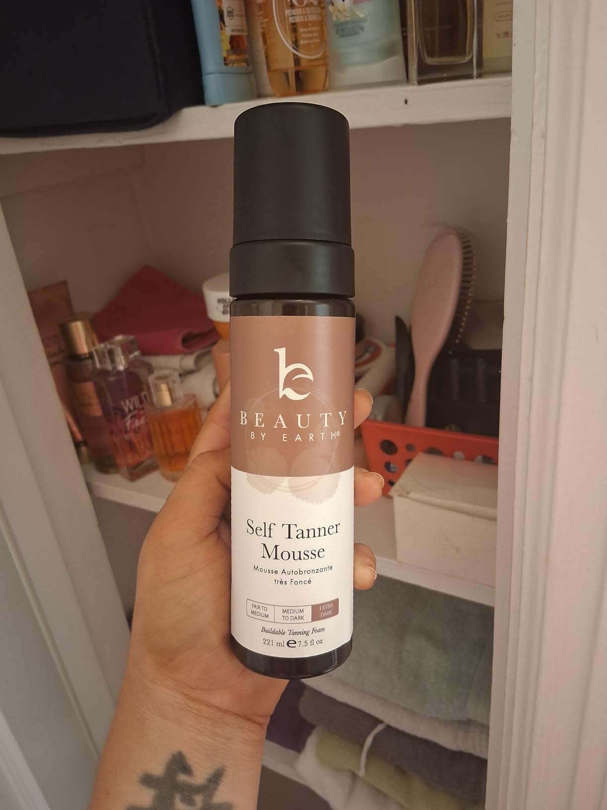 Beauty by Earth Self Tanner Mousse - Fair to Medium customer photo 1