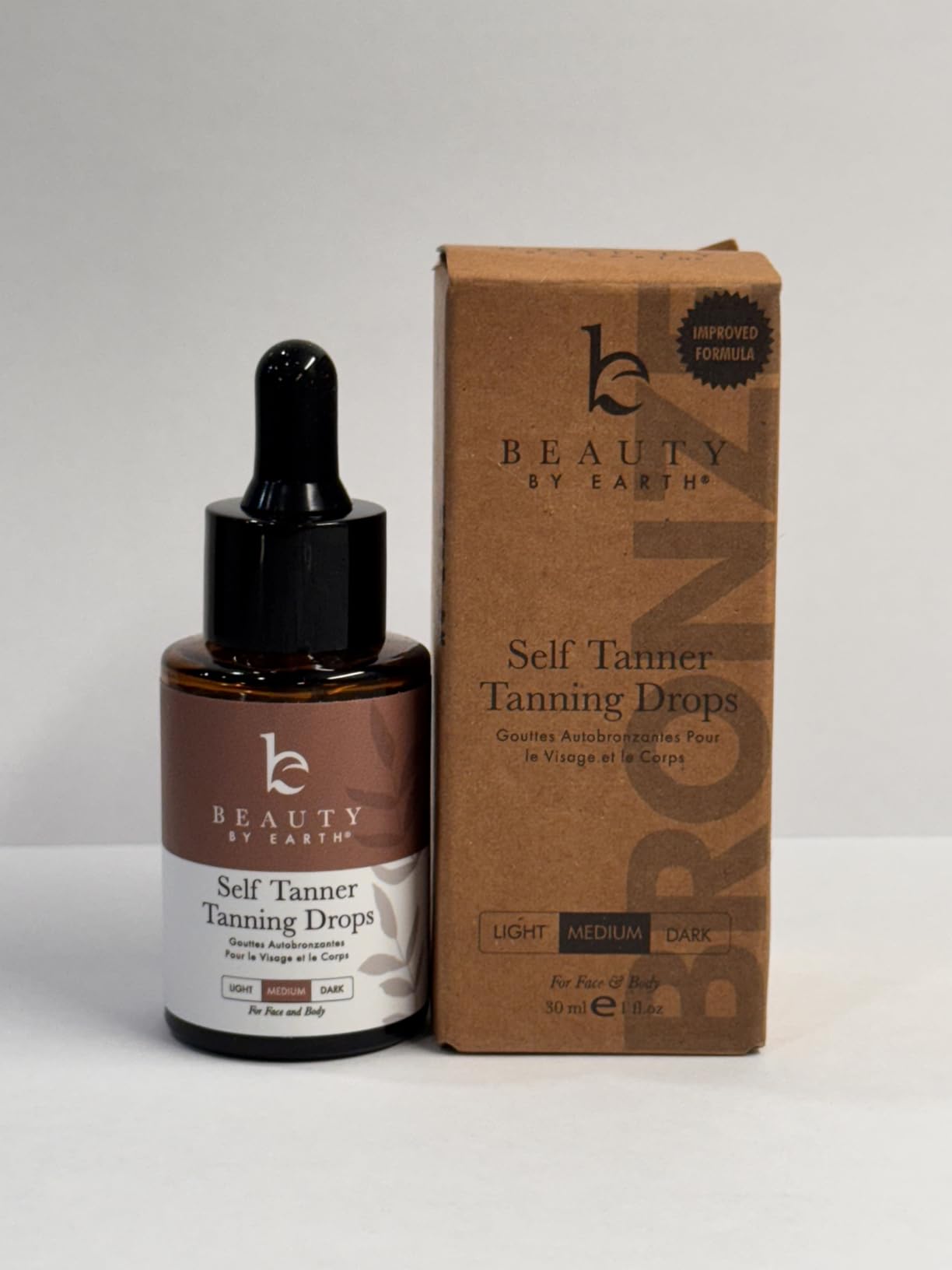 Beauty by Earth Self Tanning Drops for Face - Light customer photo 1
