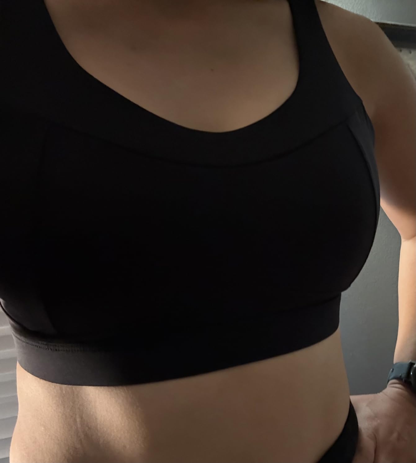 RUNNING GIRL High Impact Sports Bras for Women,Racerback Running Bra Workout Crop Tank Tops Longline Sports Bra Push up - Customer Photo 2