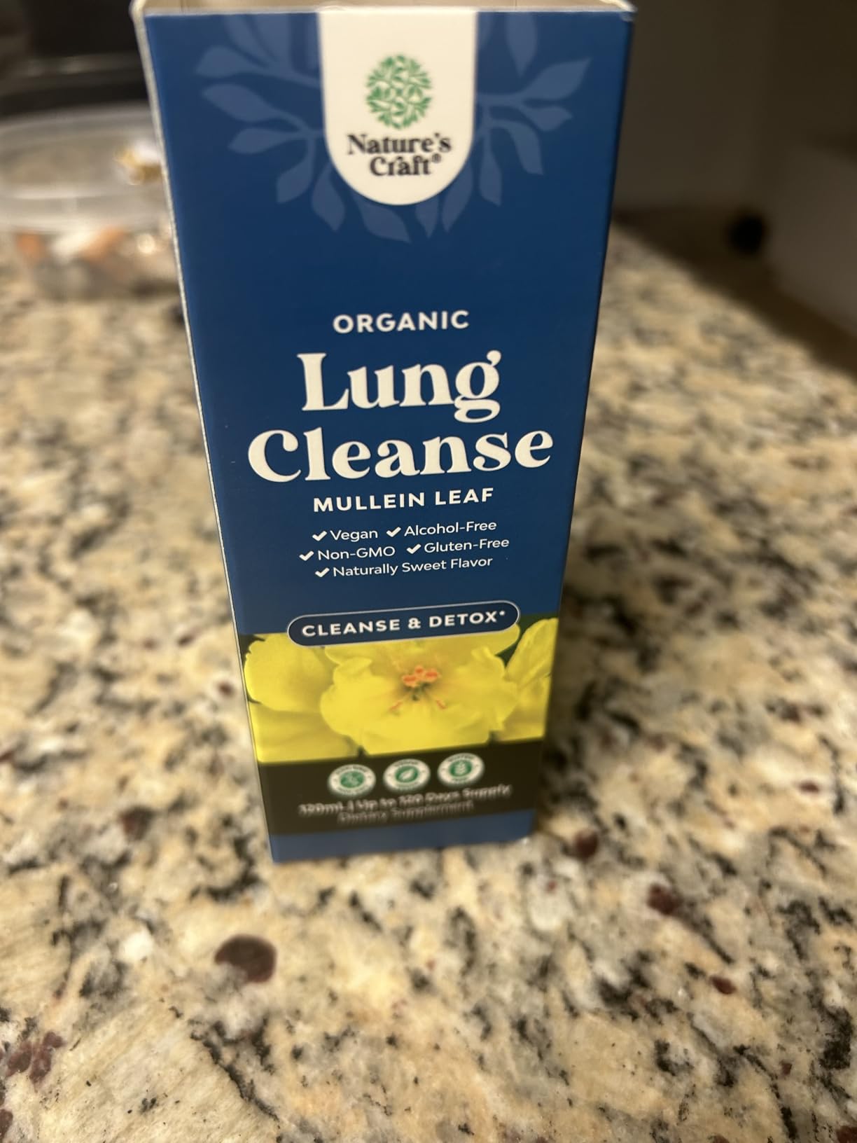 USDA Organic Mullein Drops for Lungs - Herbal Lung Detox & Cleanse with Marshmallow Root Extract & Plantain Leaf for Respiratory Lung Health - Mullein Leaf Tincture Drops for Breathing Support - 120ml Customer Review USDA Organic Mullein Drops for Lungs - Herbal Lung Detox & Cleanse with Marshmallow Root Extract & Plantain Leaf for Respiratory Lung Health - Mullein Leaf Tincture Drops for Breathing Support - 120ml - Customer Photo 1