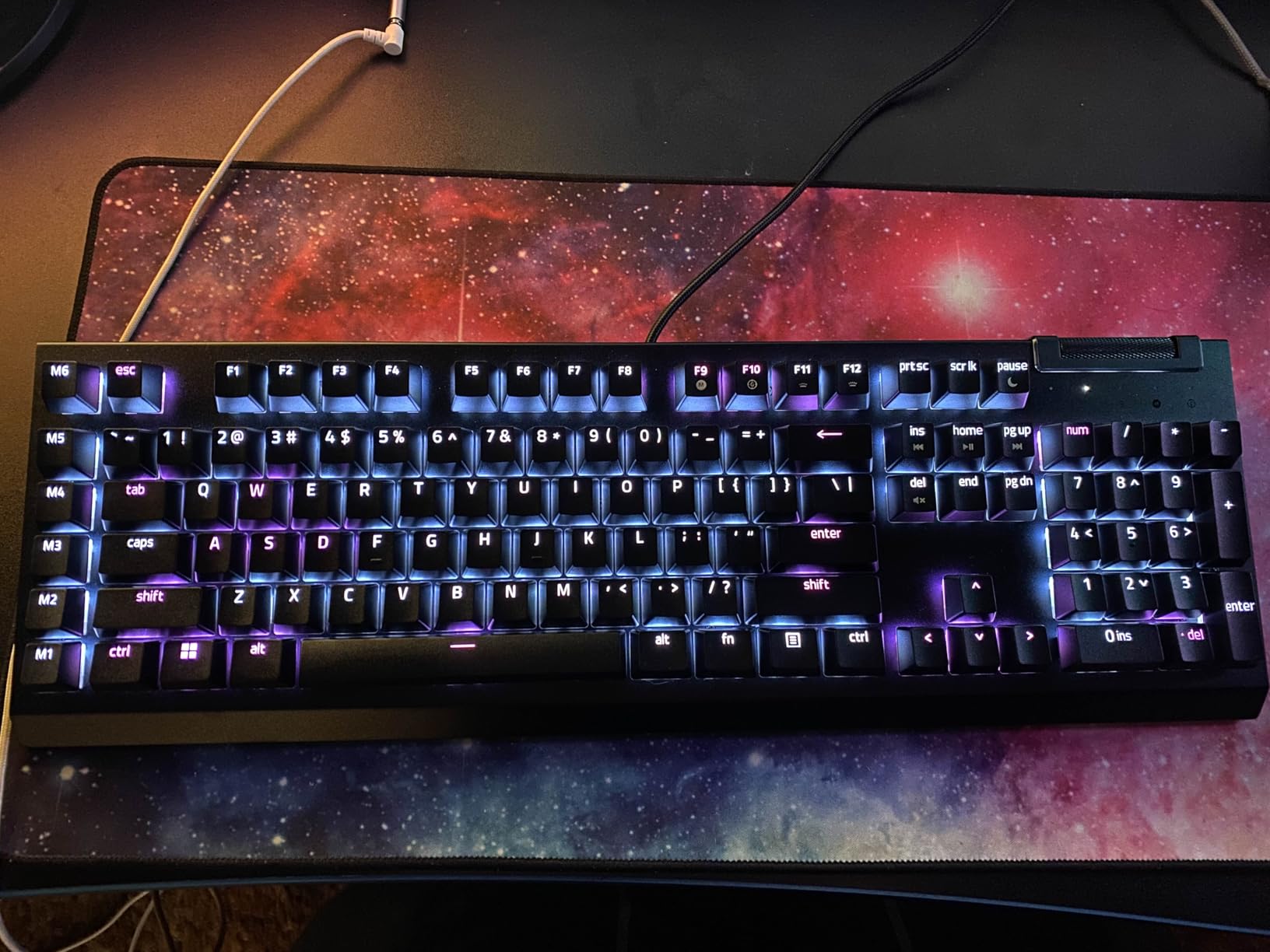 Razer BlackWidow V4 X Mechanical Gaming Keyboard: Yellow Switches Linear & Silent - 6 Macro Keys - Chroma RGB - Doubleshot ABS Keycaps - Roller & Media Keys - Snap Tap Customer Review Razer BlackWidow V4 X Mechanical Gaming Keyboard: Yellow Switches Linear & Silent - 6 Macro Keys - Chroma RGB - Doubleshot ABS Keycaps - Roller & Media Keys - Snap Tap - Customer Photo 1